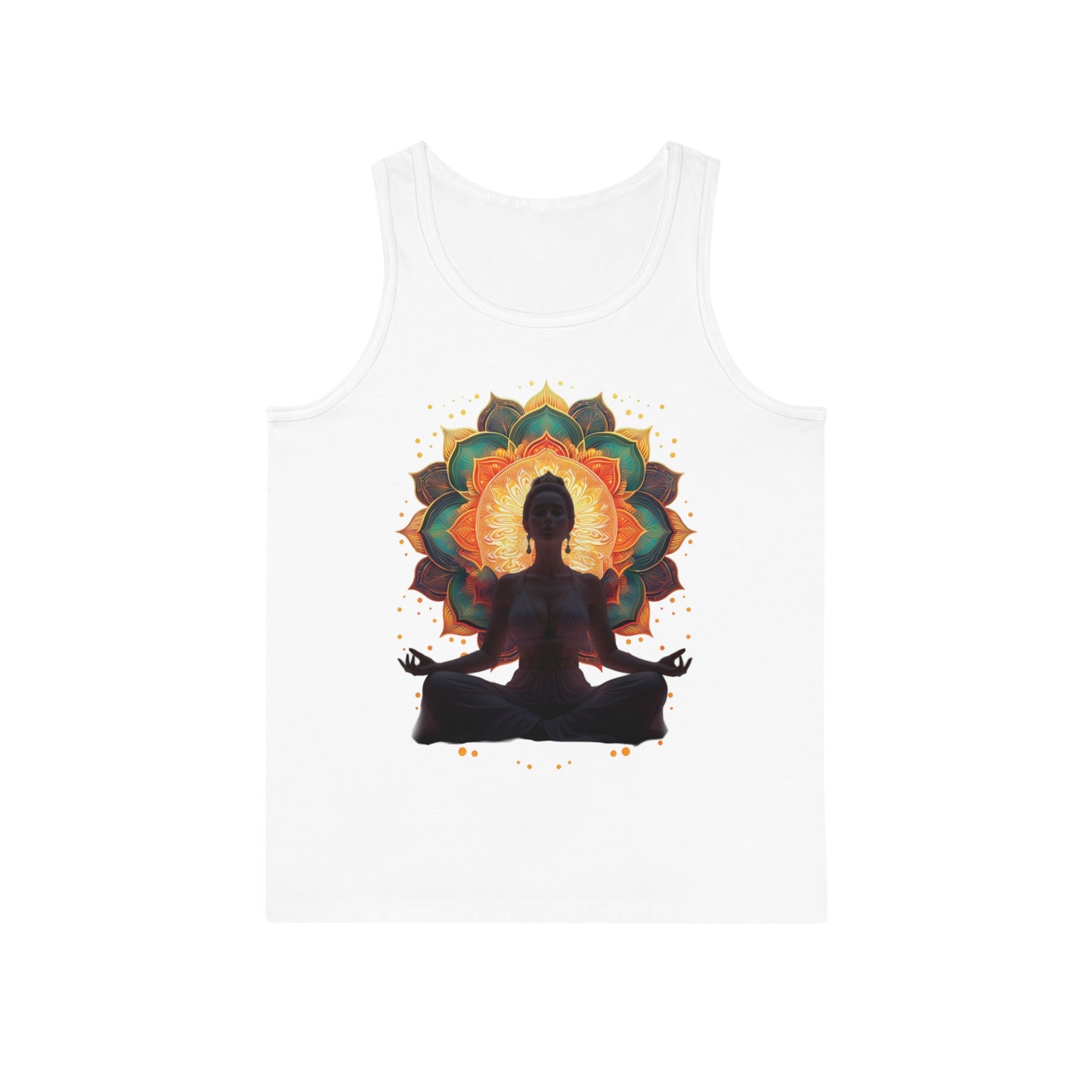 Meditation Goddess Unisex Tank Top | Yoga Wear, Zen Apparel, Spiritual Gift, Summer Outfit, Mindfulness Clothing