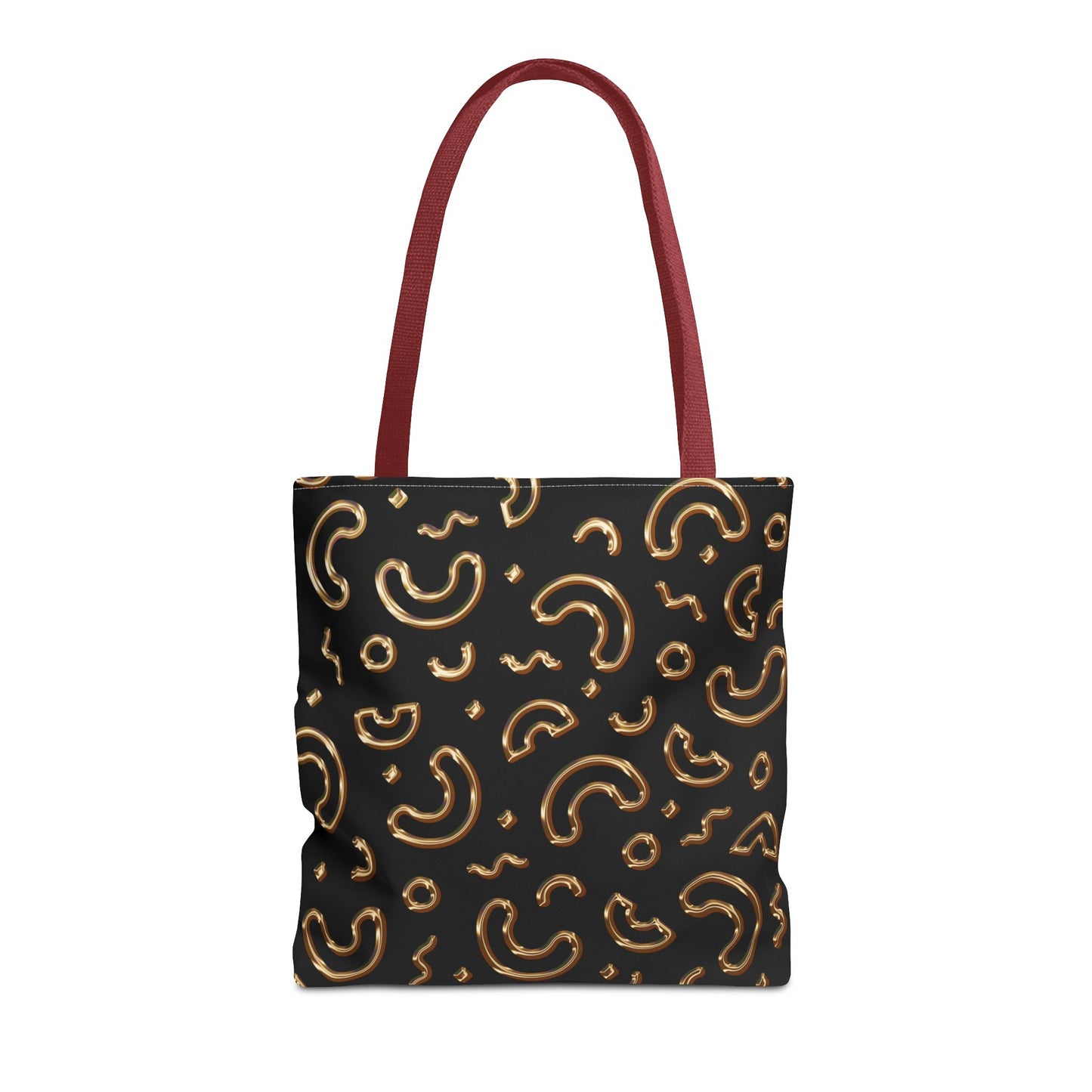 Gold Abstract Pattern Tote Bag - Stylish & Functional Everyday Accessory