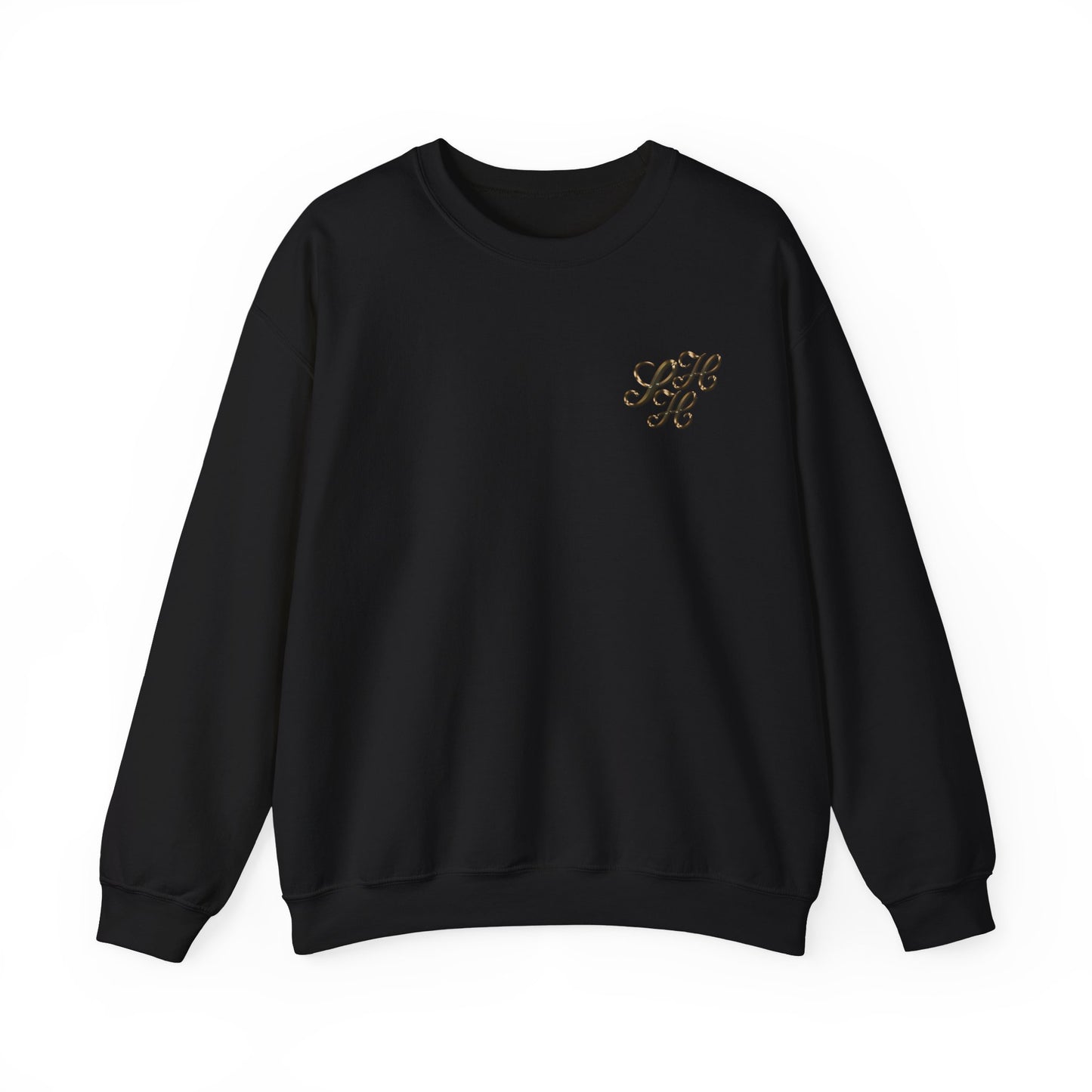 Golden Scandi Home Heaven Designer Logo - Unisex Crewneck