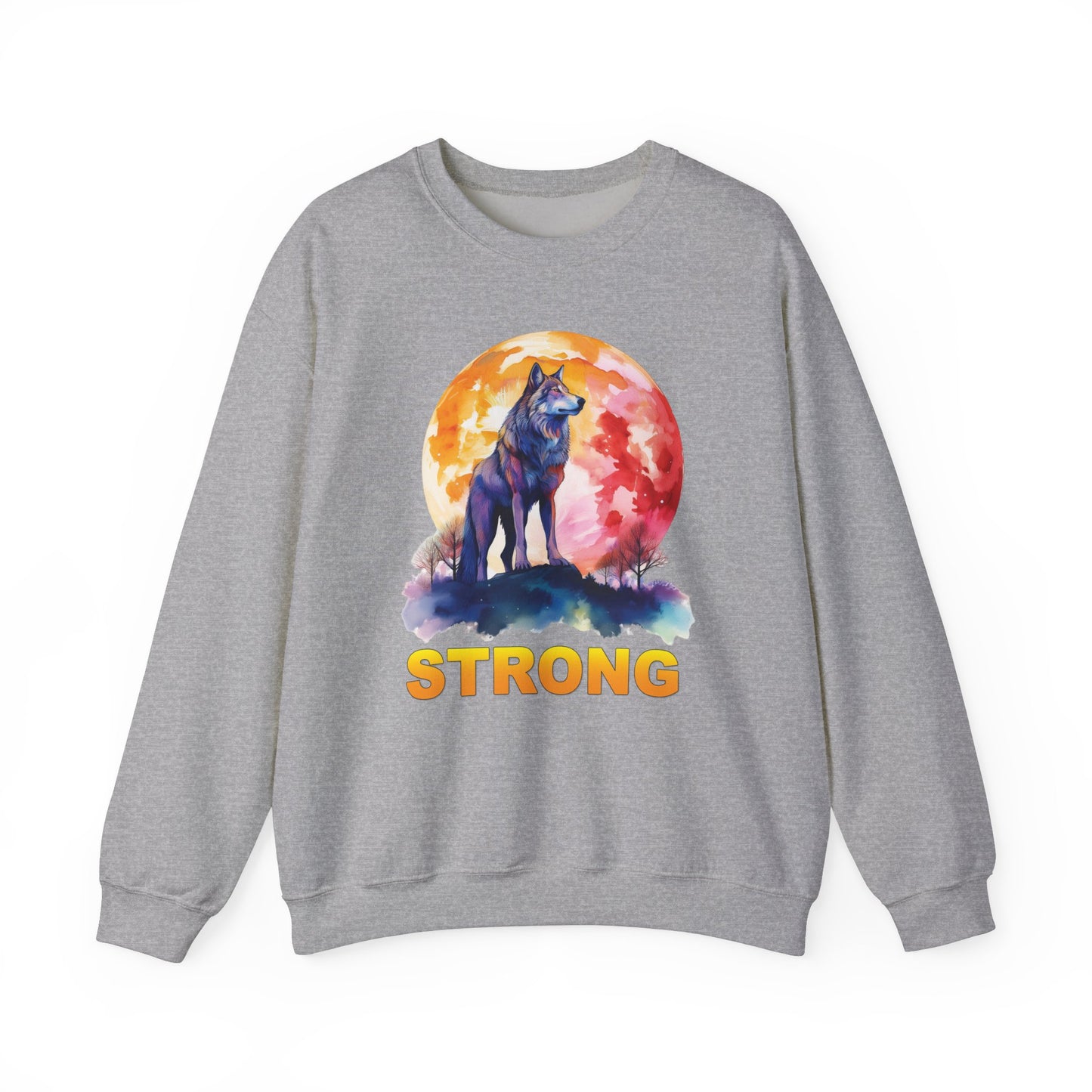 Lone Wolf Sweatshirt - STRONG Design