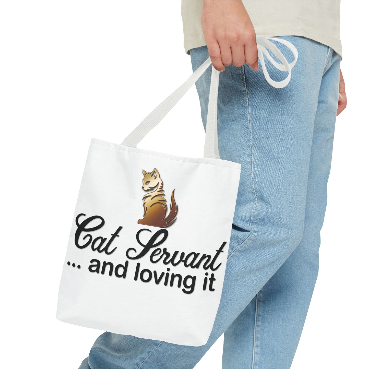 Cat Servant... and loving it - Tote Bag - Perfect Gift for Cat Lovers