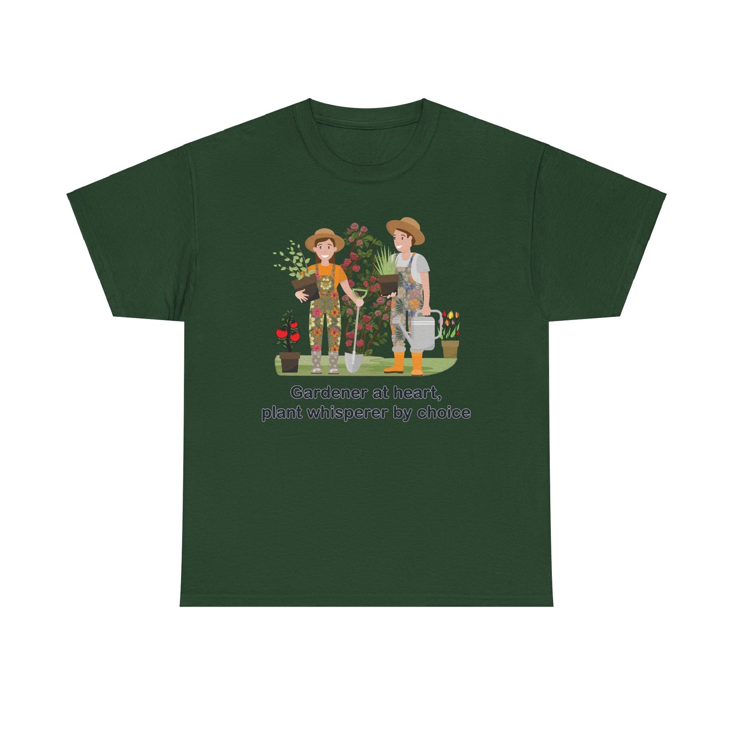 Plant Lover Tee - Gardener at heart, plant whisperer by choice