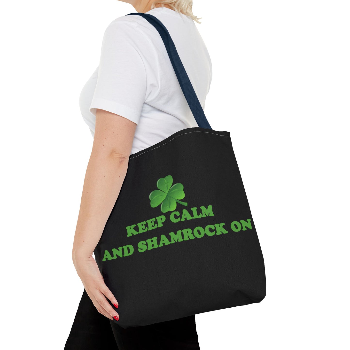 St. Patrick's Day Tote Bag - Keep Calm and Shamrock On