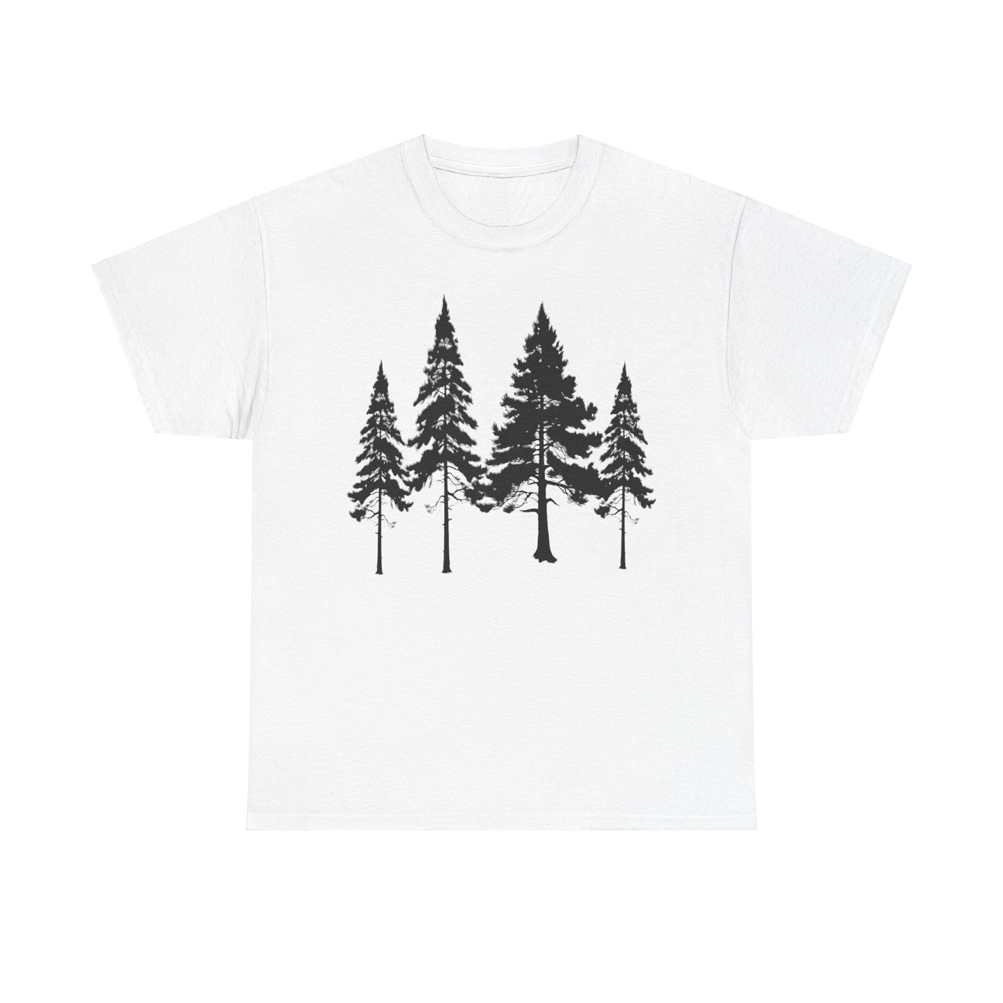 Evergreen Tree Unisex Tee - Stand Tall, Grow Together Nature Lover Shirt