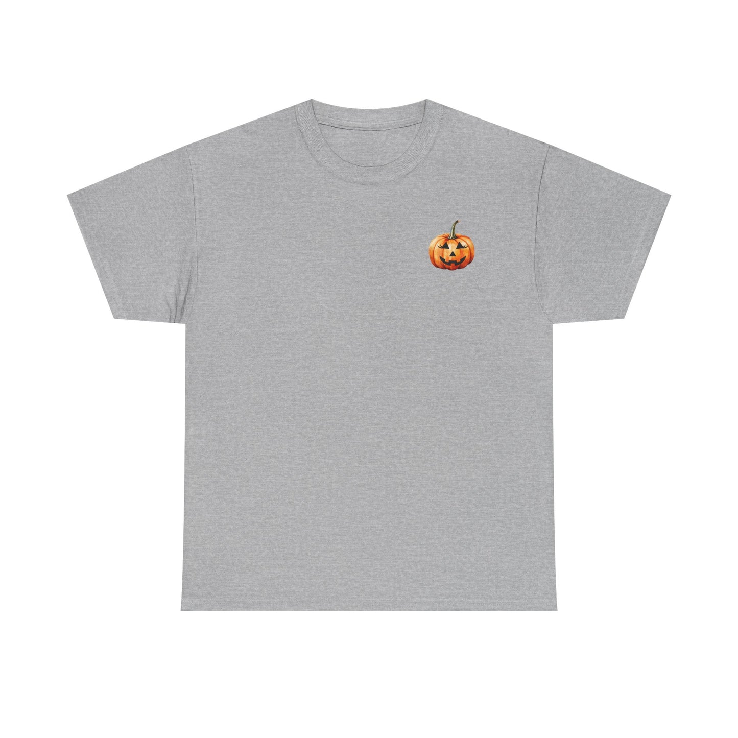 ๐ Embrace Autumn Magic - Pumpkin Bliss Collection for Cozy Season Vibes โจ - Harvest Vibes Pumpkin Cotton Tee | Fall Shirt, Halloween Apparel, Autumn Fashion, Unisex Graphic Tee, Gift for Pumpkin Lovers