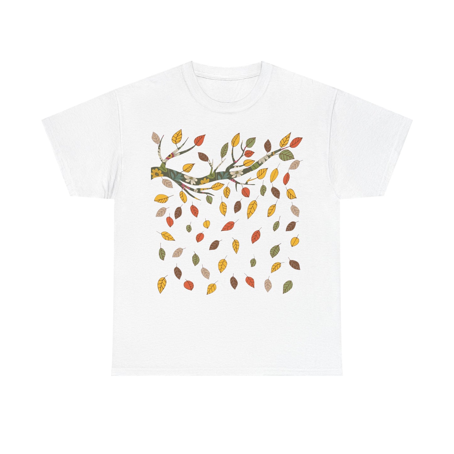 Fall Leaves Unisex Heavy Cotton Tee