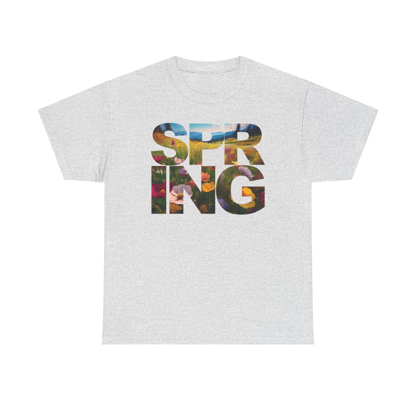 Spring - Unisex Tee - Spring Meadow Flower Design