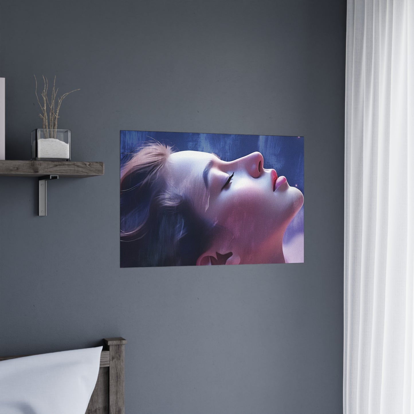 Ethereal Reverie: Embrace Cosmic Serenity, Let Inner Light Shine Through the Stars of Your Dreams - Dreamy Matte Poster Art, Ethereal Wall Decor, Bedroom Aesthetic, Gift for Art Lovers, Home Aesthetic, Inspirational Artwork