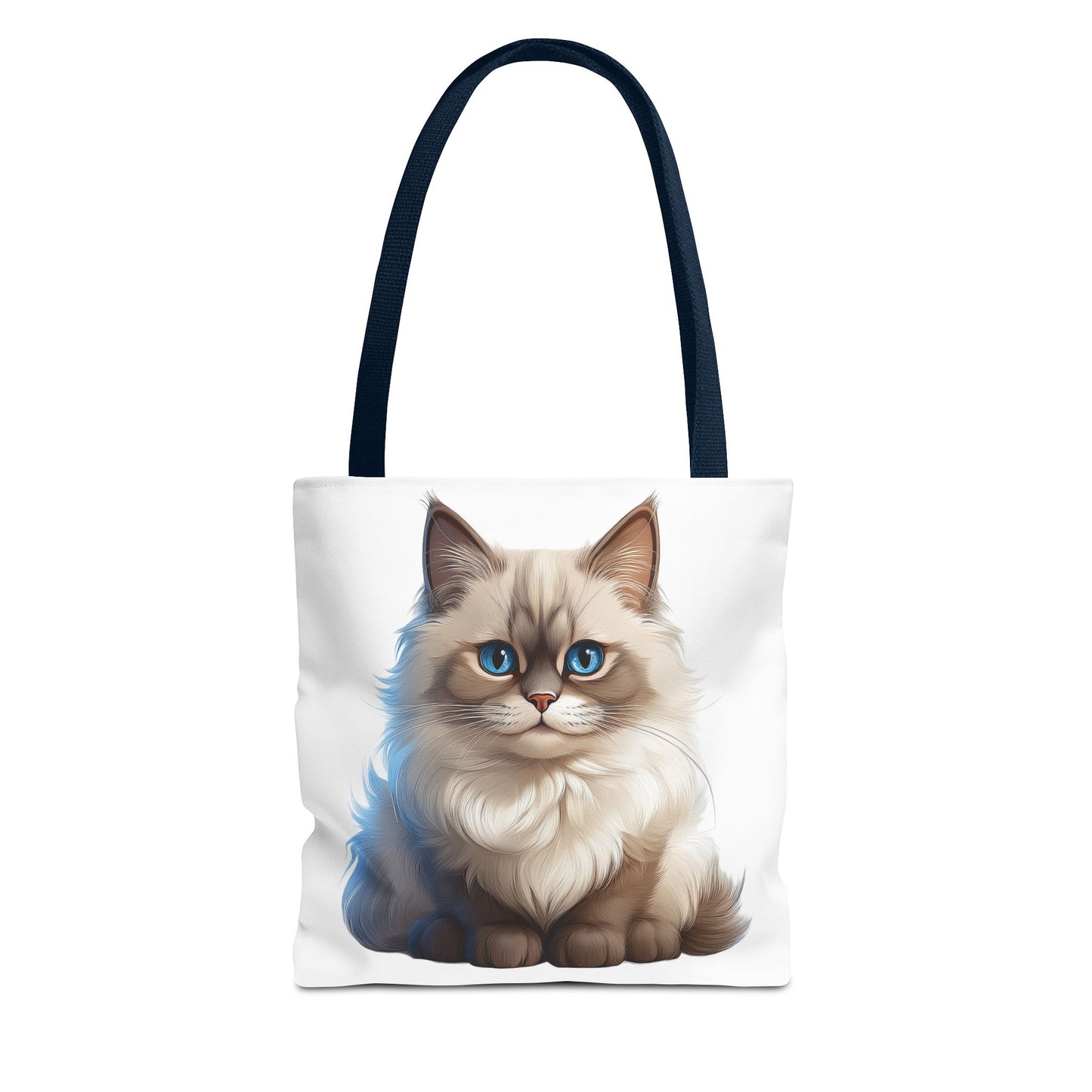 Ragdoll Cuteness Cat Illustration Tote Bag - Perfect for Pet Lovers