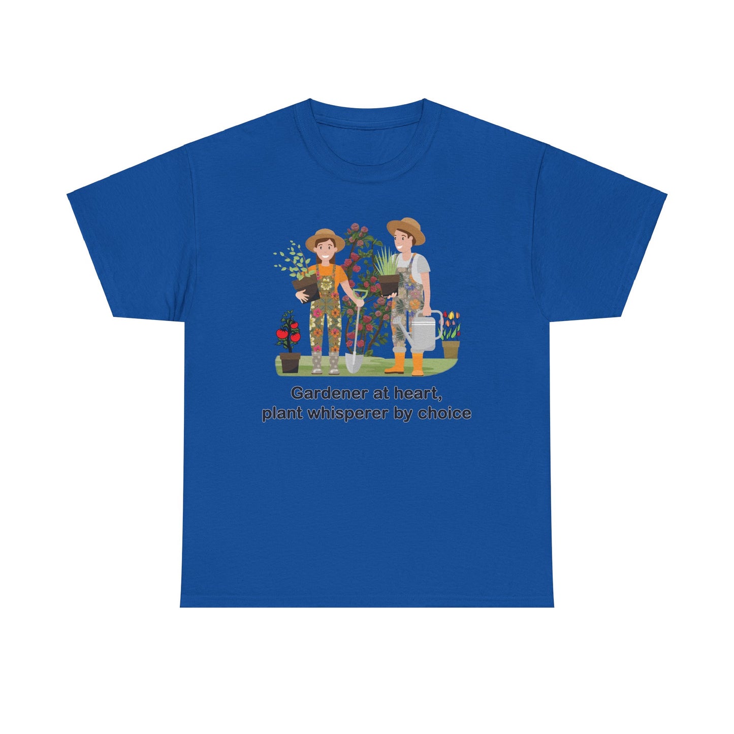 Plant Lover Tee - Gardener at heart, plant whisperer by choice