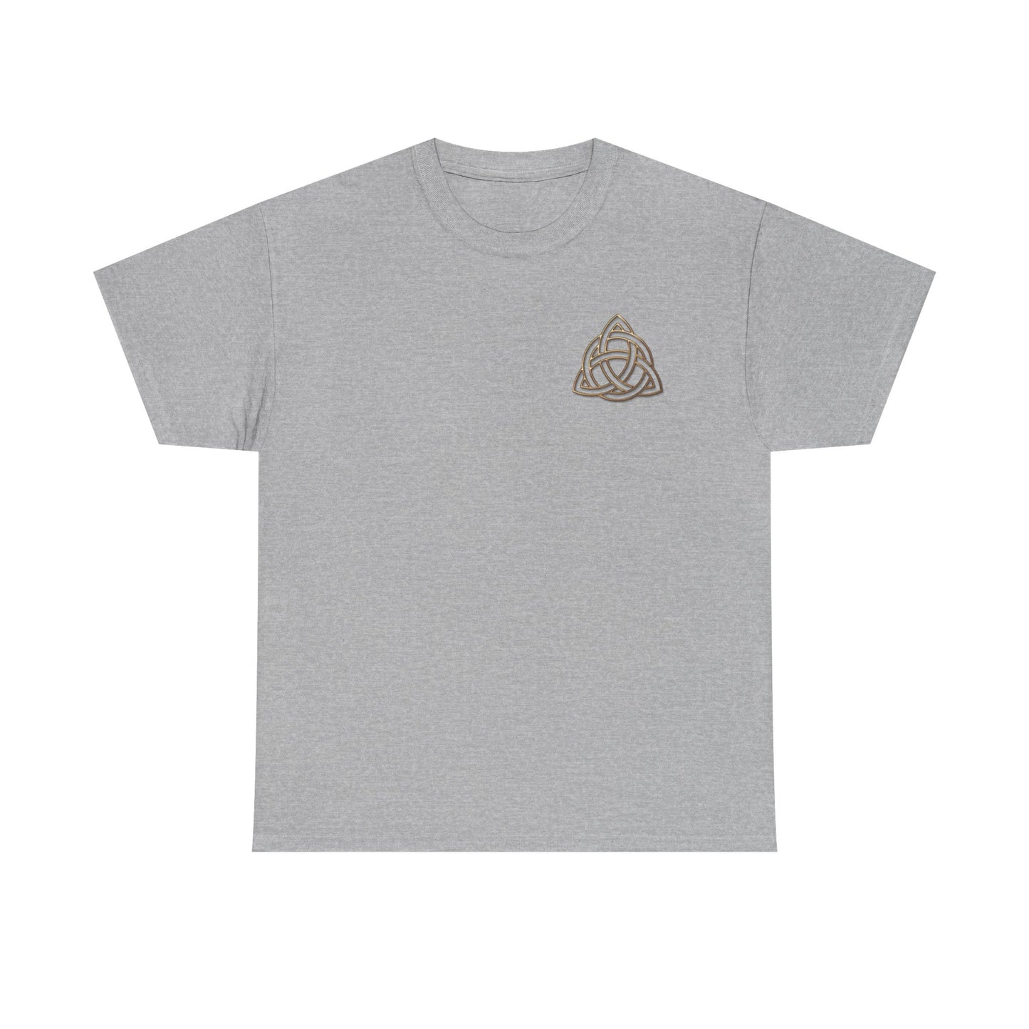 Triquetra, Celtic Trinity Knot Unisex Heavy Cotton Tee - Soft & Durable T-Shirt for Everyday Wear