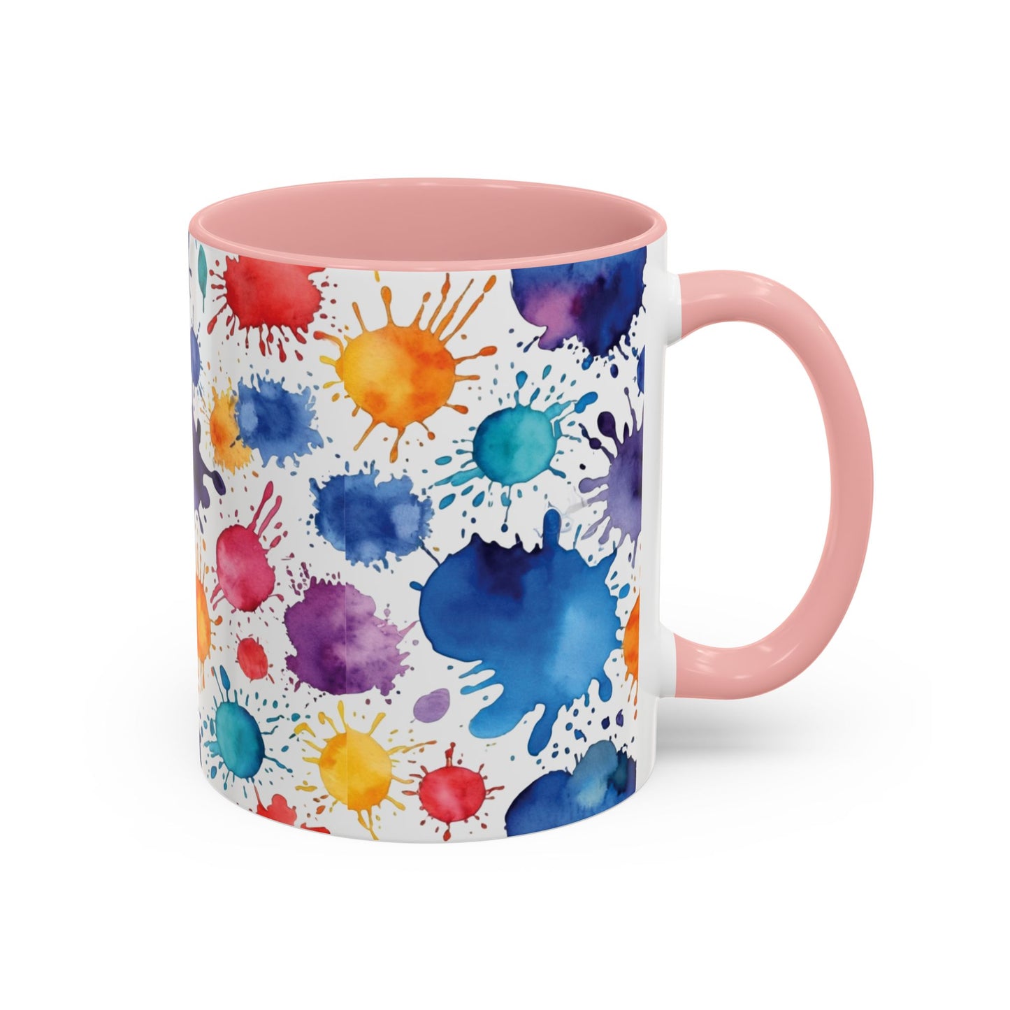 Coffee Mug: Splash Color Explosion Abstract Art Design