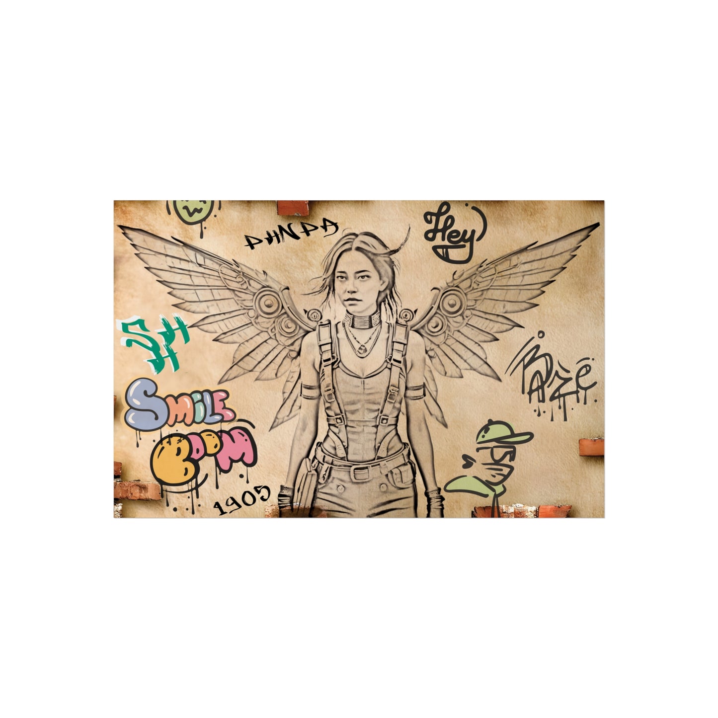 Urban Art Print, Inspirational Wall Decor, Graffiti Poster, Home Decor, Unique Gift for Art Lovers