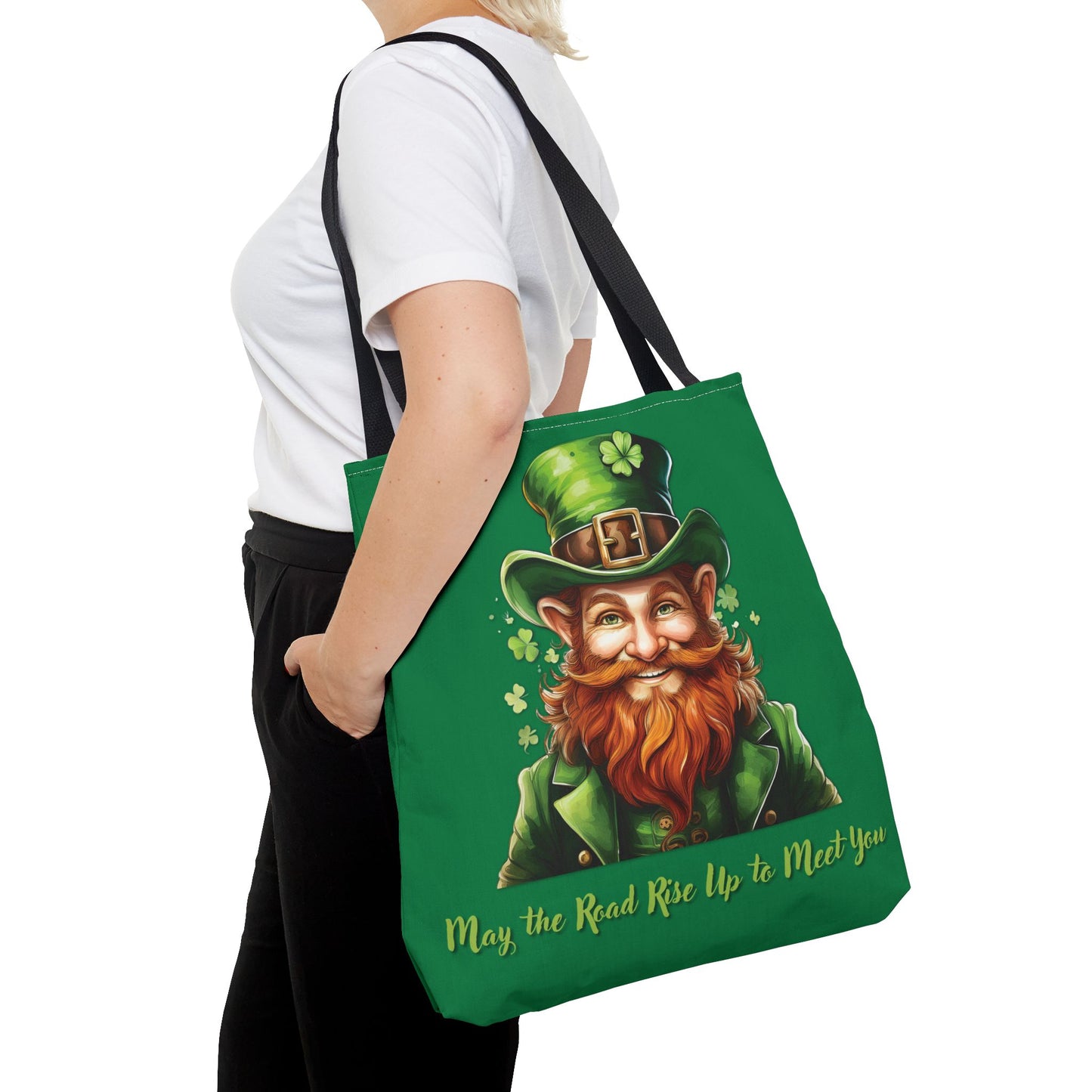St. Patrick's Day Tote Bag - May the Road Rise Up to Meet You