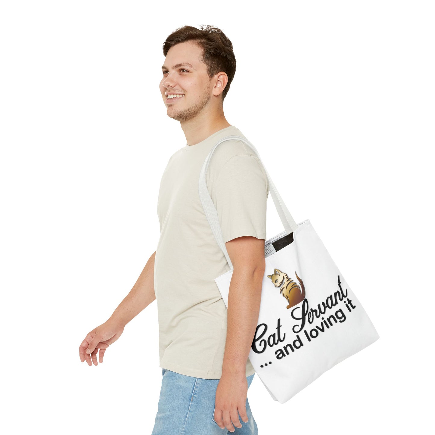 Cat Servant... and loving it - Tote Bag - Perfect Gift for Cat Lovers