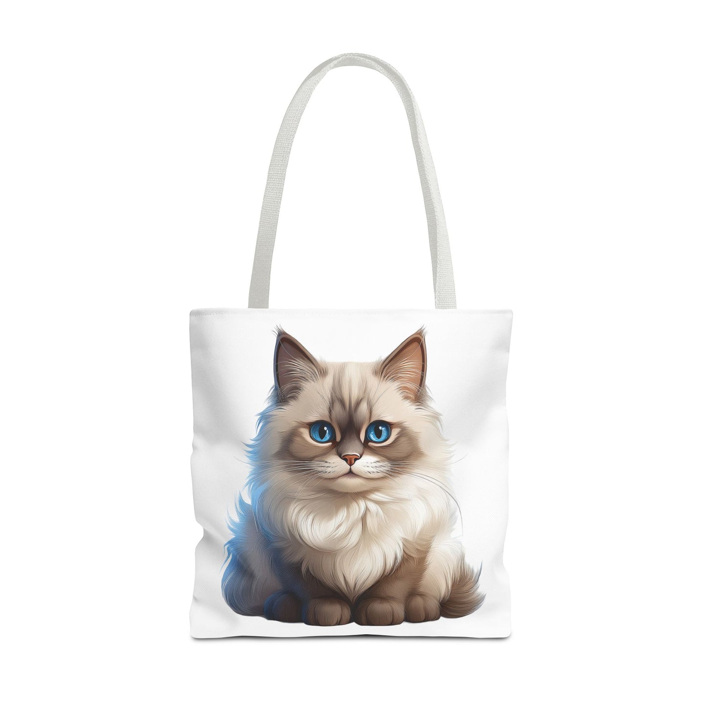 Ragdoll Cuteness Cat Illustration Tote Bag - Perfect for Pet Lovers