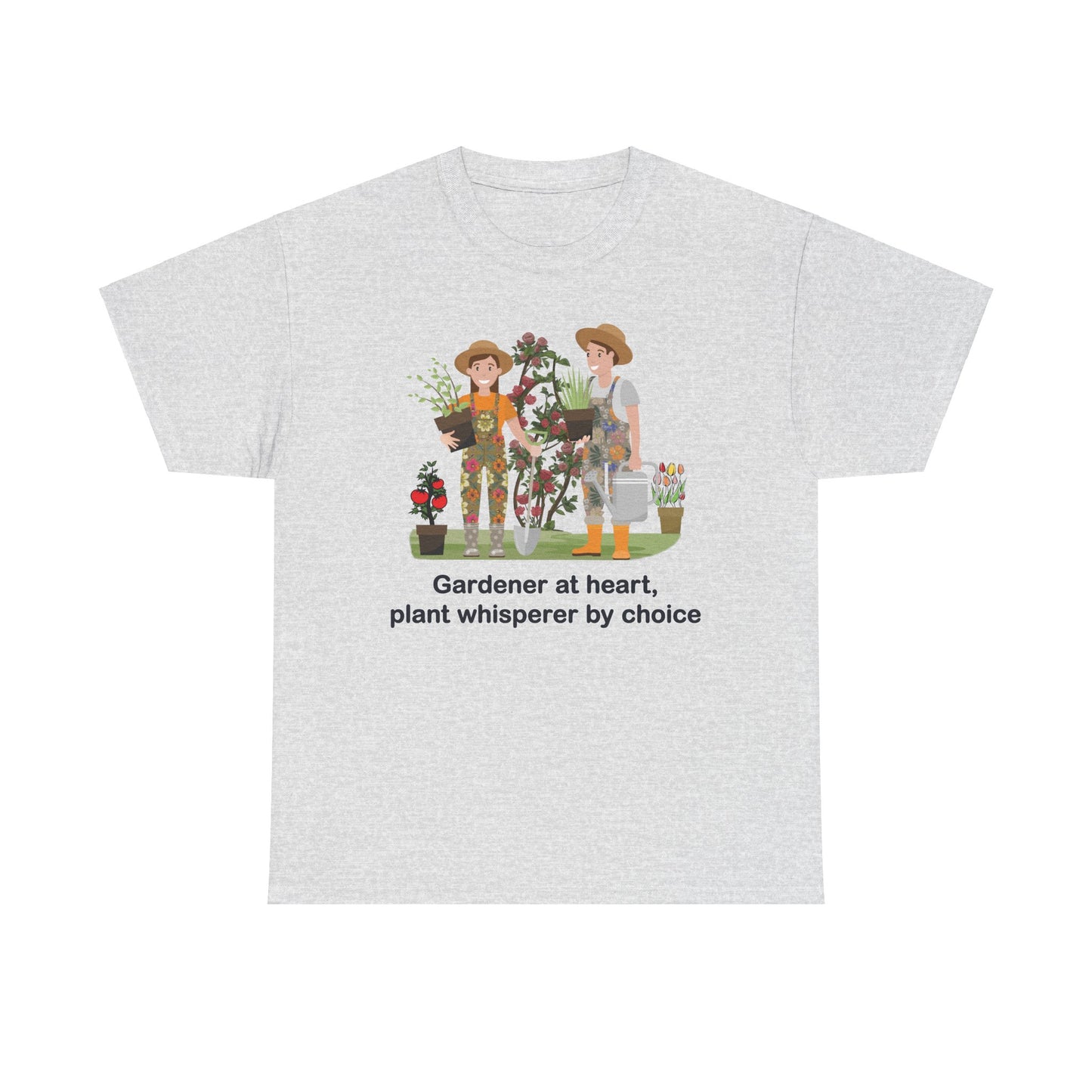 Plant Lover Tee - Gardener at heart, plant whisperer by choice