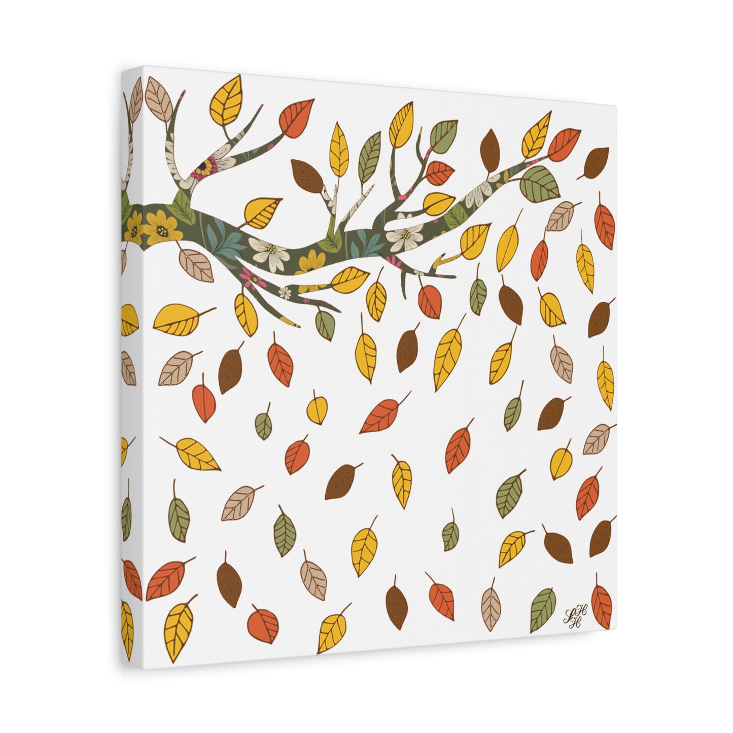 Autumn Leaves Canvas Art
