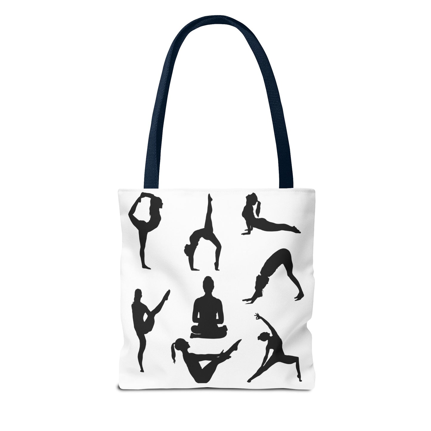 Yoga Tote Bag featuring YOGA Poses