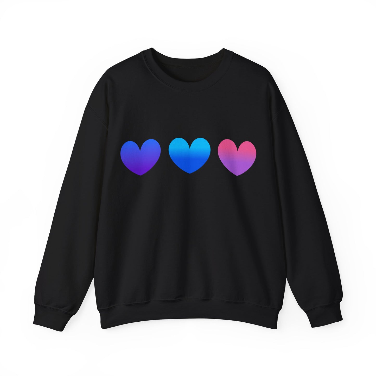 Love Heart Design Unisex Sweatshirt for Valentines Day
