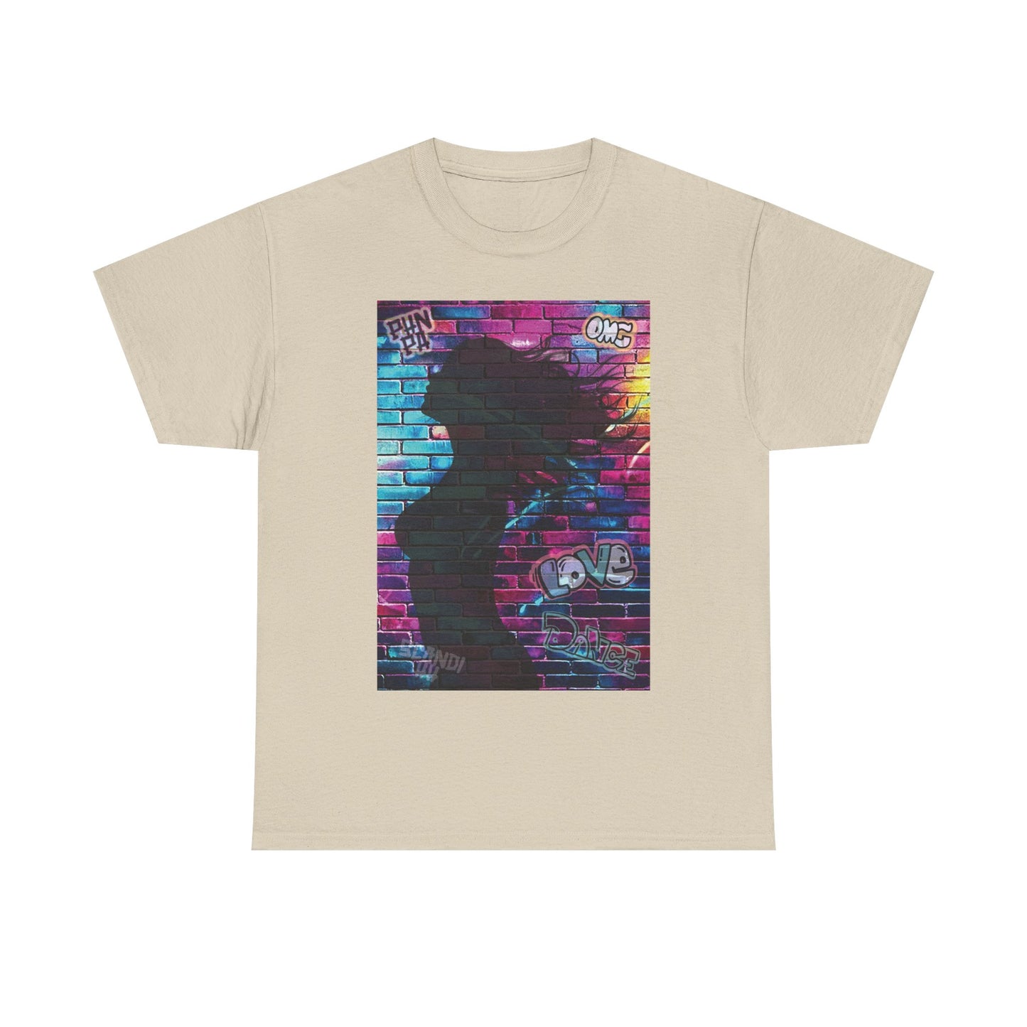 Vibrant Street Art Tee, Unisex Graphic T-Shirt, Urban Style Shirt, Colorful Cotton Tee, Artistic Gift for Music Lovers