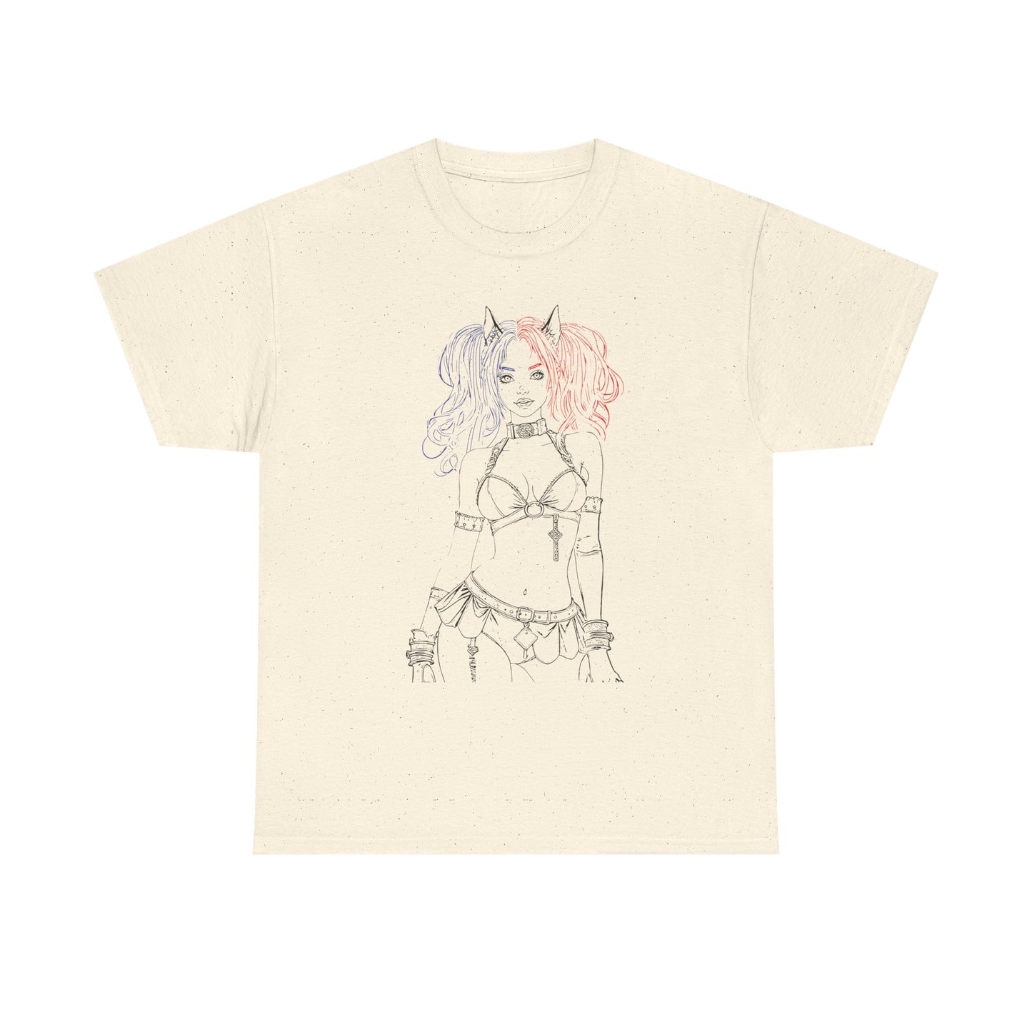 Anime Graphic Tee, Edgy Unisex Cotton T-Shirt, Alternative Fashion Top, Casual Style, Unique Art Clothing, Cool Gift Idea