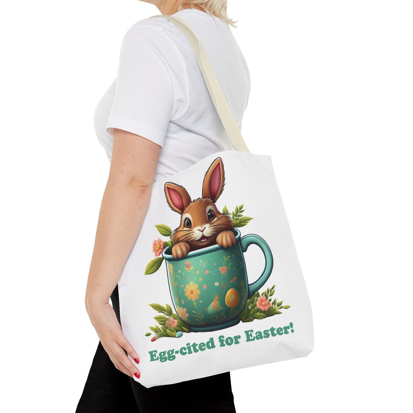 Easter Tote Bag - Egg-cited for Easter!