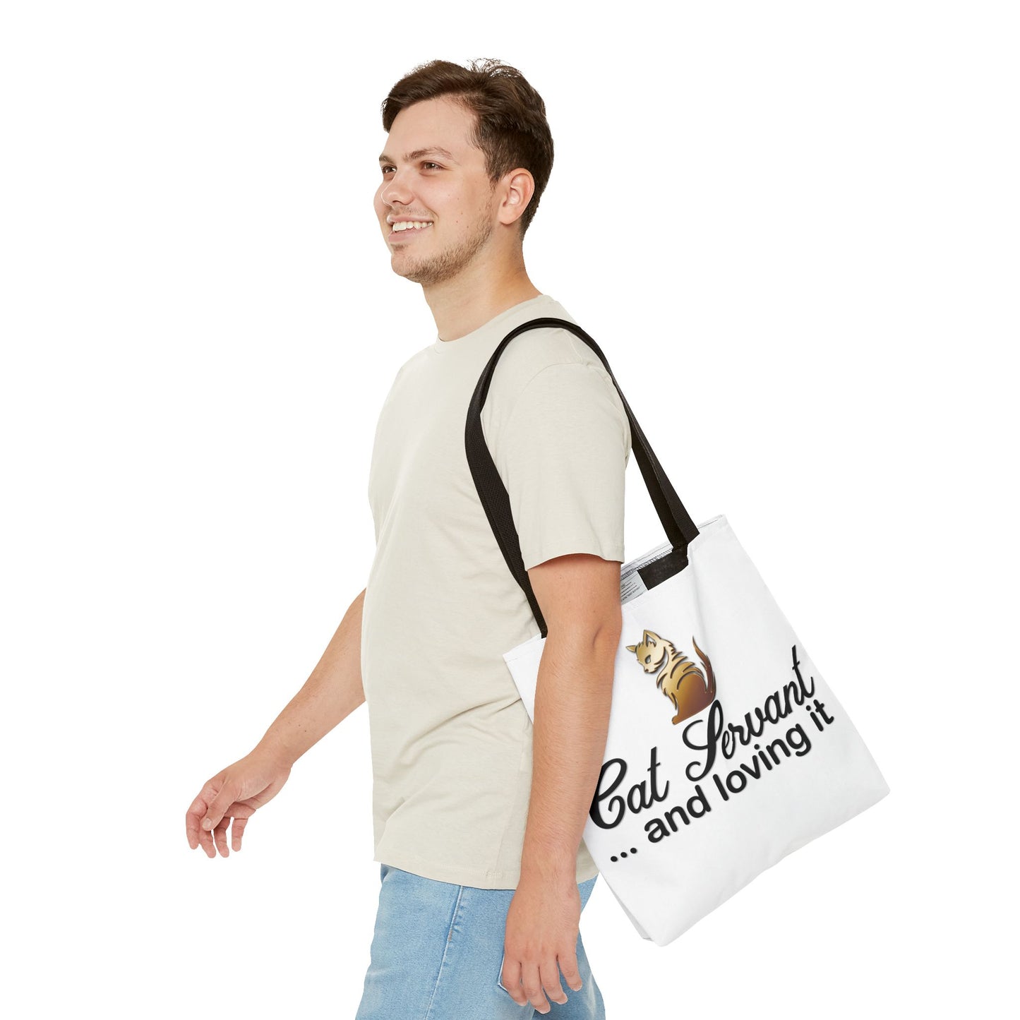 Cat Servant... and loving it - Tote Bag - Perfect Gift for Cat Lovers
