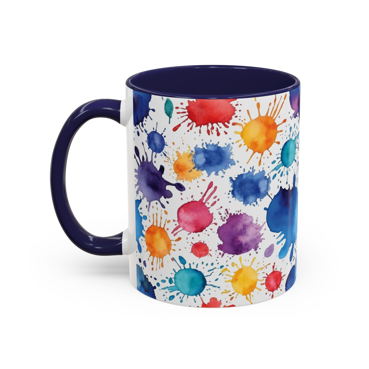 Coffee Mug: Splash Color Explosion Abstract Art Design
