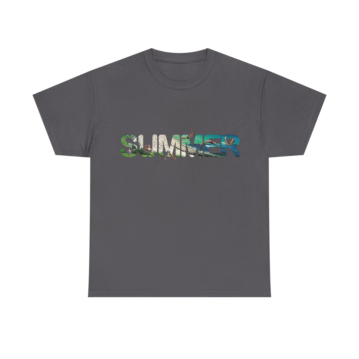 Summer Vibes Unisex Heavy Cotton Tee - Relaxed Fit, Perfect for Warm Days
