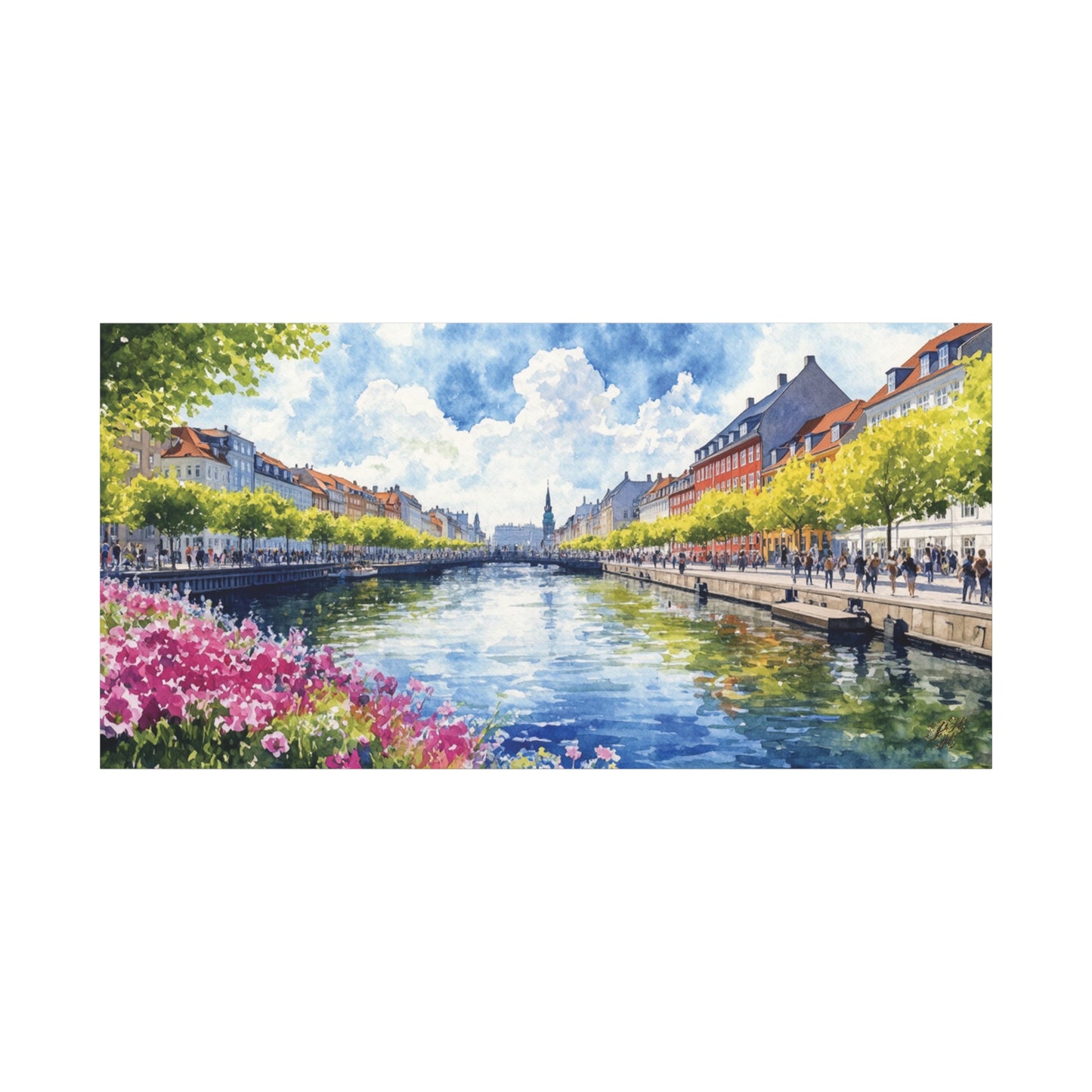 Canvas Print - Copenhagen in Spring