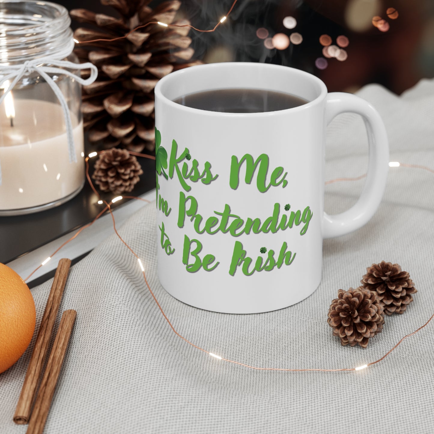 Mugs St Patrick's Day - Kiss Me, I'm Pretending to Be Irish