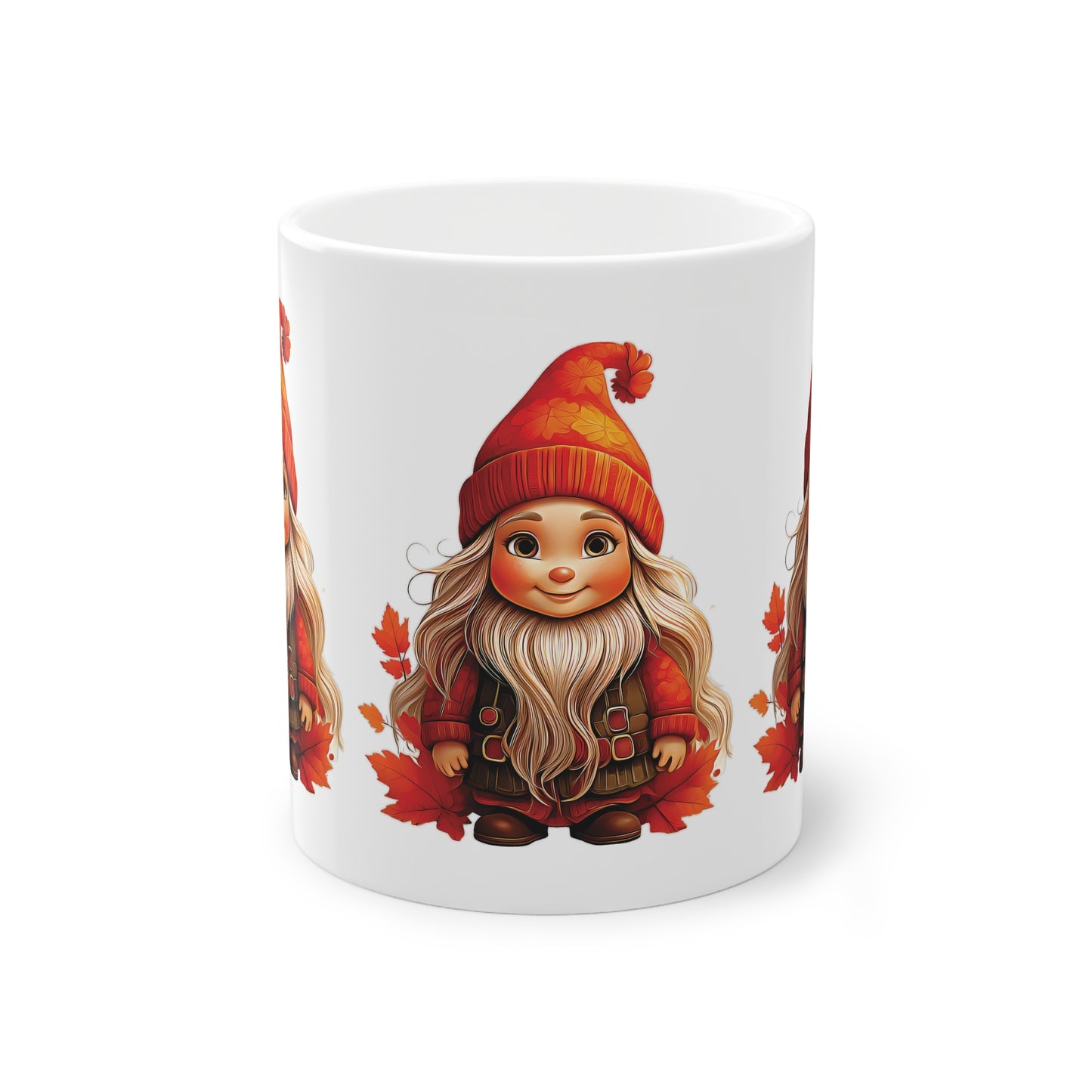 Autumn Gnome Magic – Cozy Whimsy in Every Leaf - Autumn Gnome Mug, Cozy Fall Drinkware, Cute Coffee Cup, Gift for Gnome Lovers, Seasonal Home Decor, Perfect for Thanksgiving