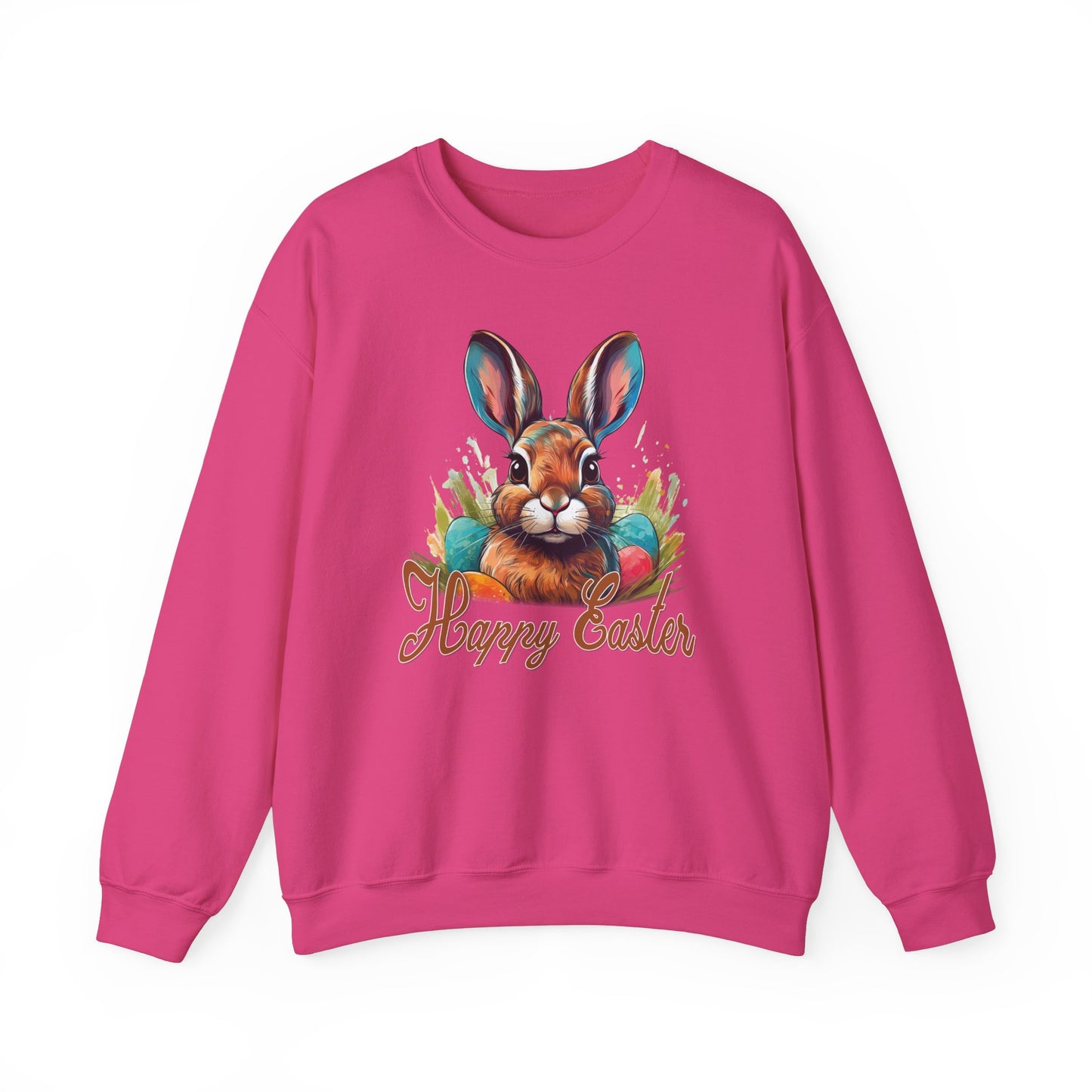 Easter - Happy Easter Bunny Design Crewneck Sweatshirt