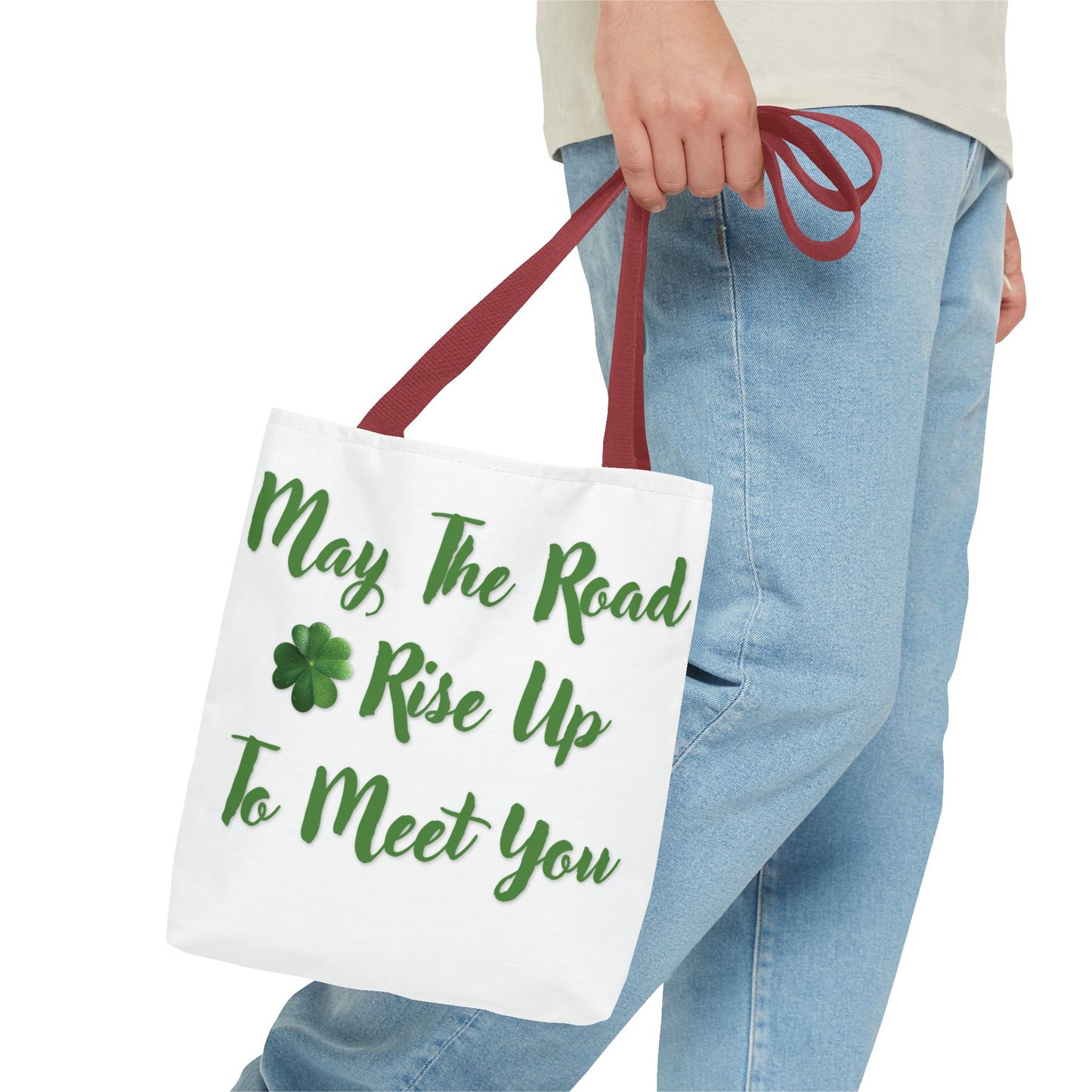 St. Patrick's Day Tote Bag - May the Road Rise Up to Meet You 2