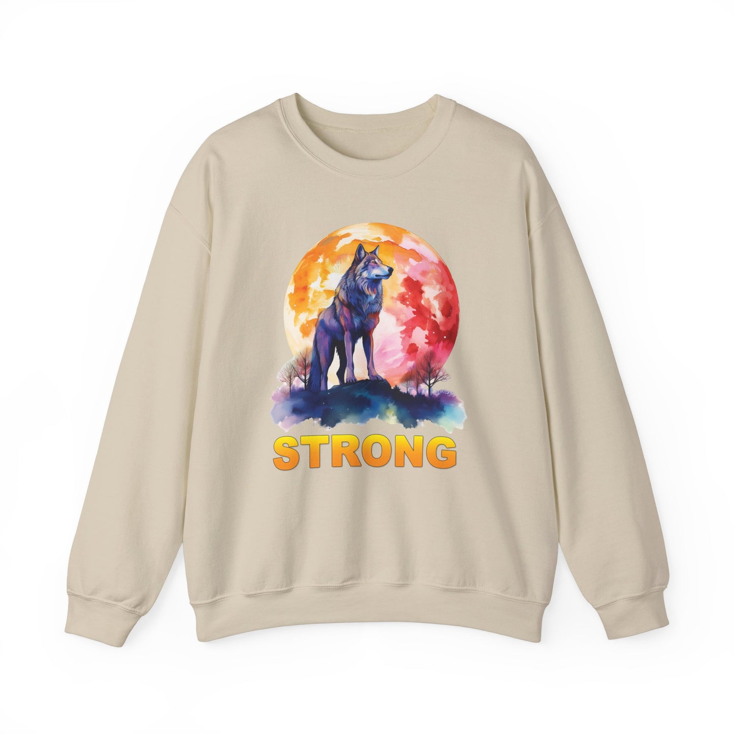Lone Wolf Sweatshirt - STRONG Design