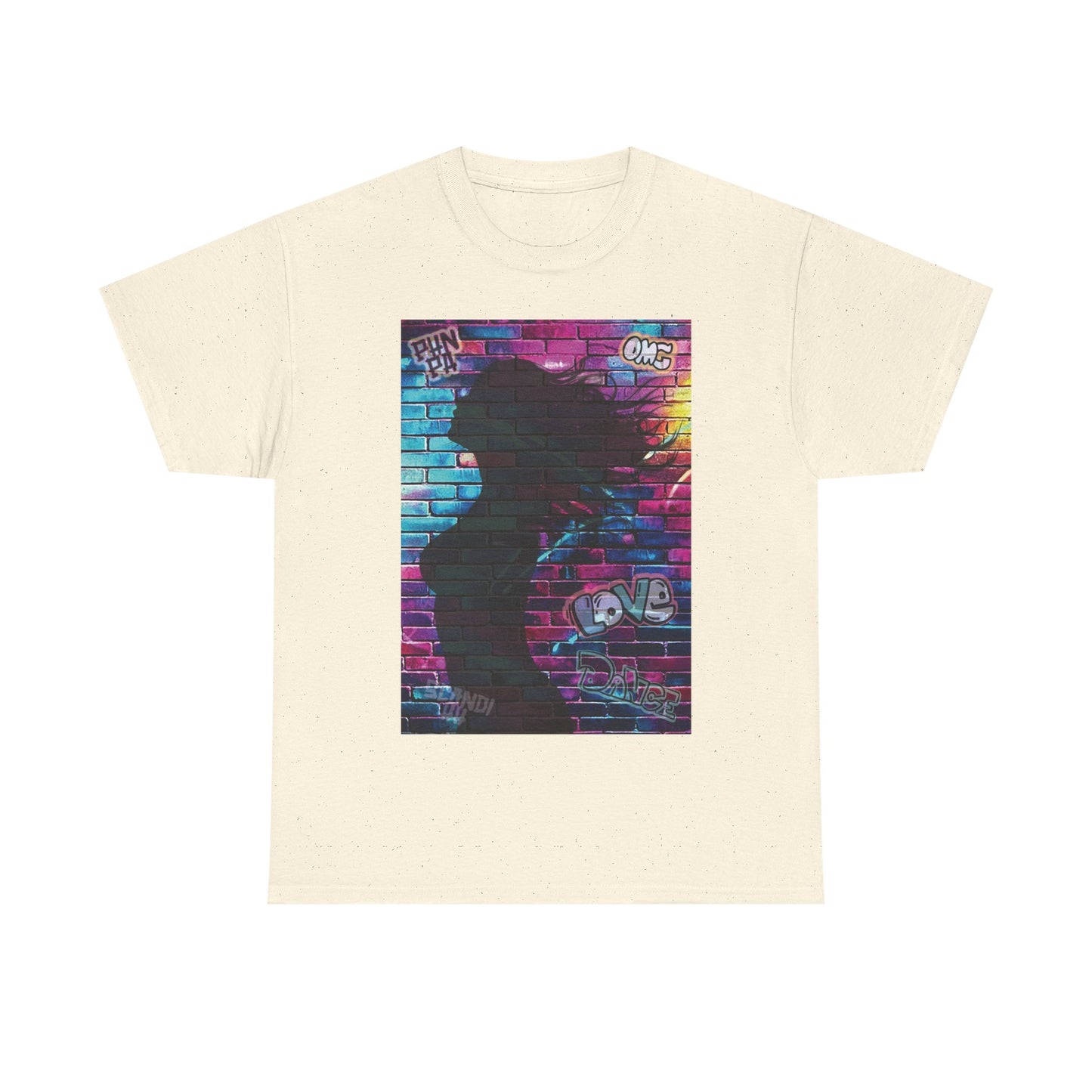 Vibrant Street Art Tee, Unisex Graphic T-Shirt, Urban Style Shirt, Colorful Cotton Tee, Artistic Gift for Music Lovers