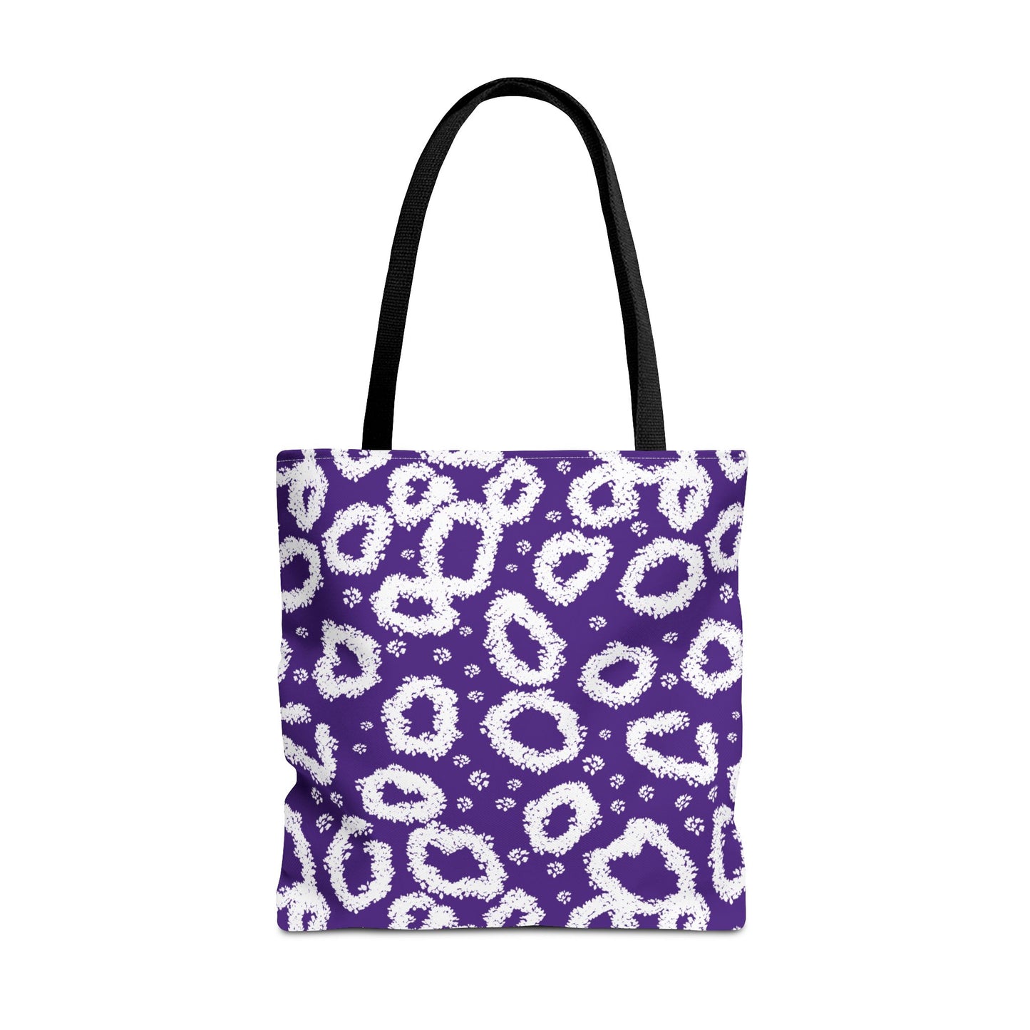 Purple Leopard Print Tote Bag - Stylish & Versatile for Everyday Use