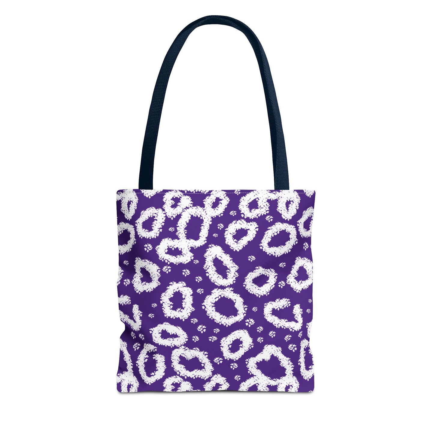 Purple Leopard Print Tote Bag - Stylish & Versatile for Everyday Use