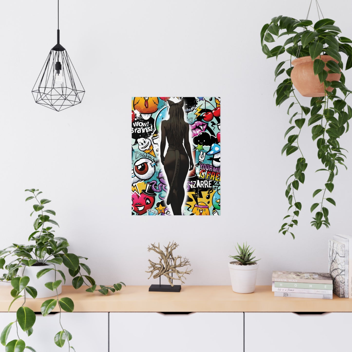 Cosplay Catgirl Dream – Vibrant Anime Pop Art Poster for Bold Wall Statements - Anime Poster