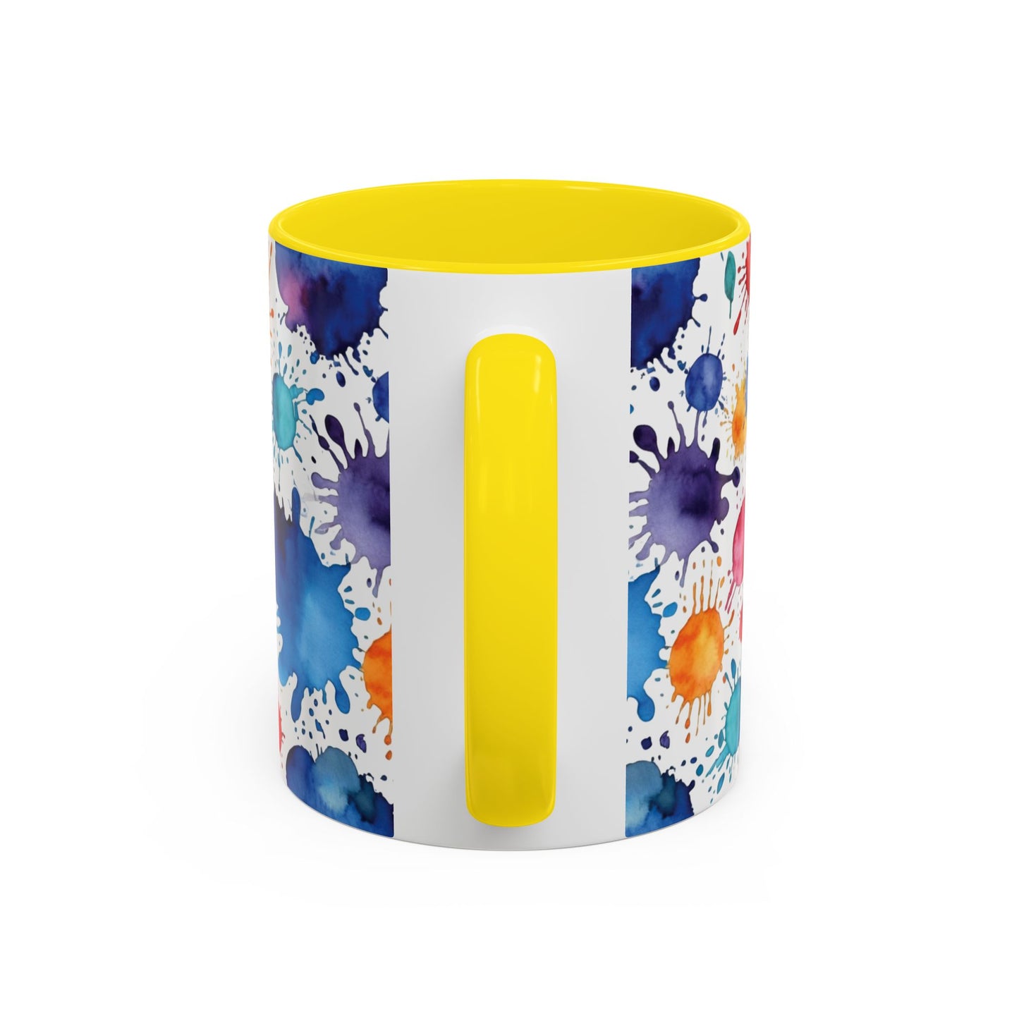Coffee Mug: Splash Color Explosion Abstract Art Design