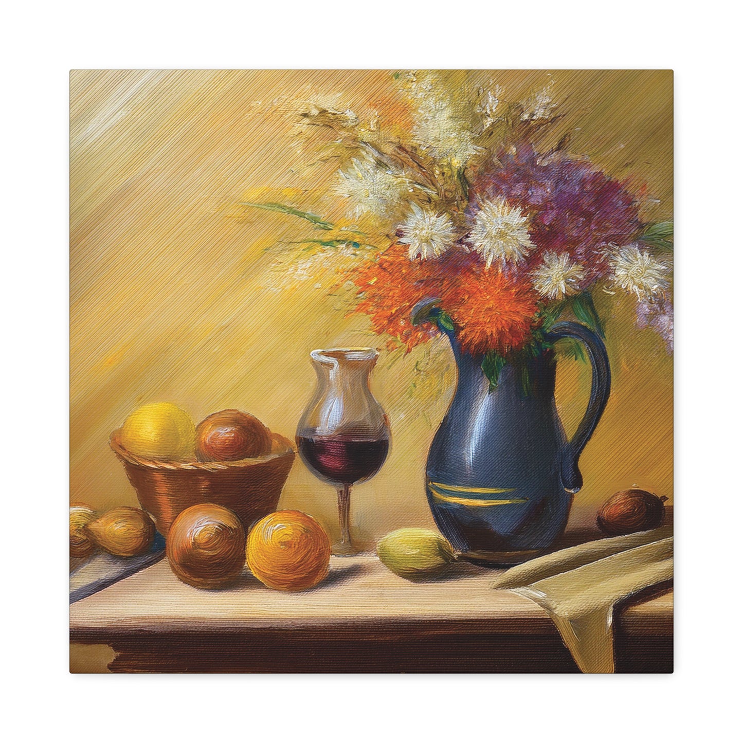 Canvas Print - Vibrant Still Life Symphony