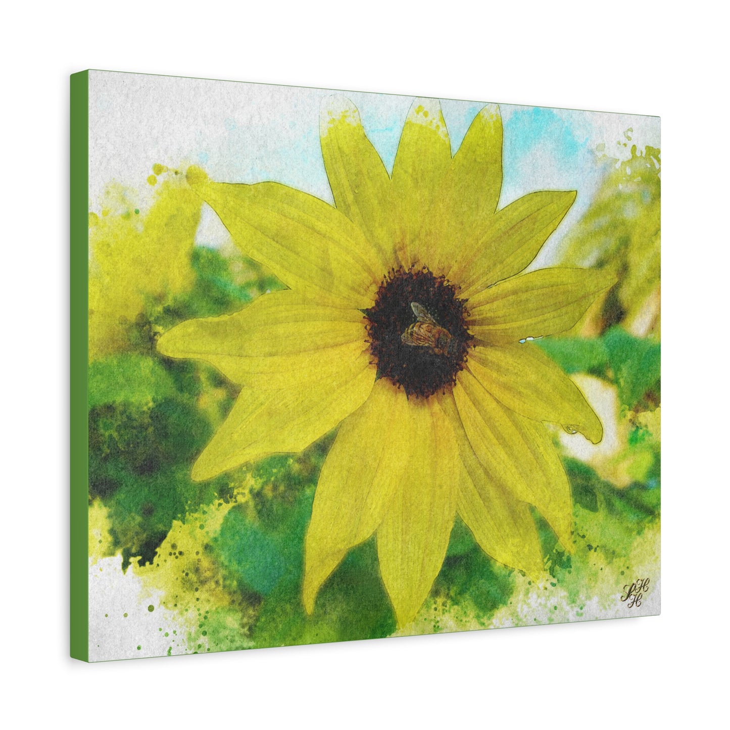 Vibrant Sunflower Canvas Wall Art
