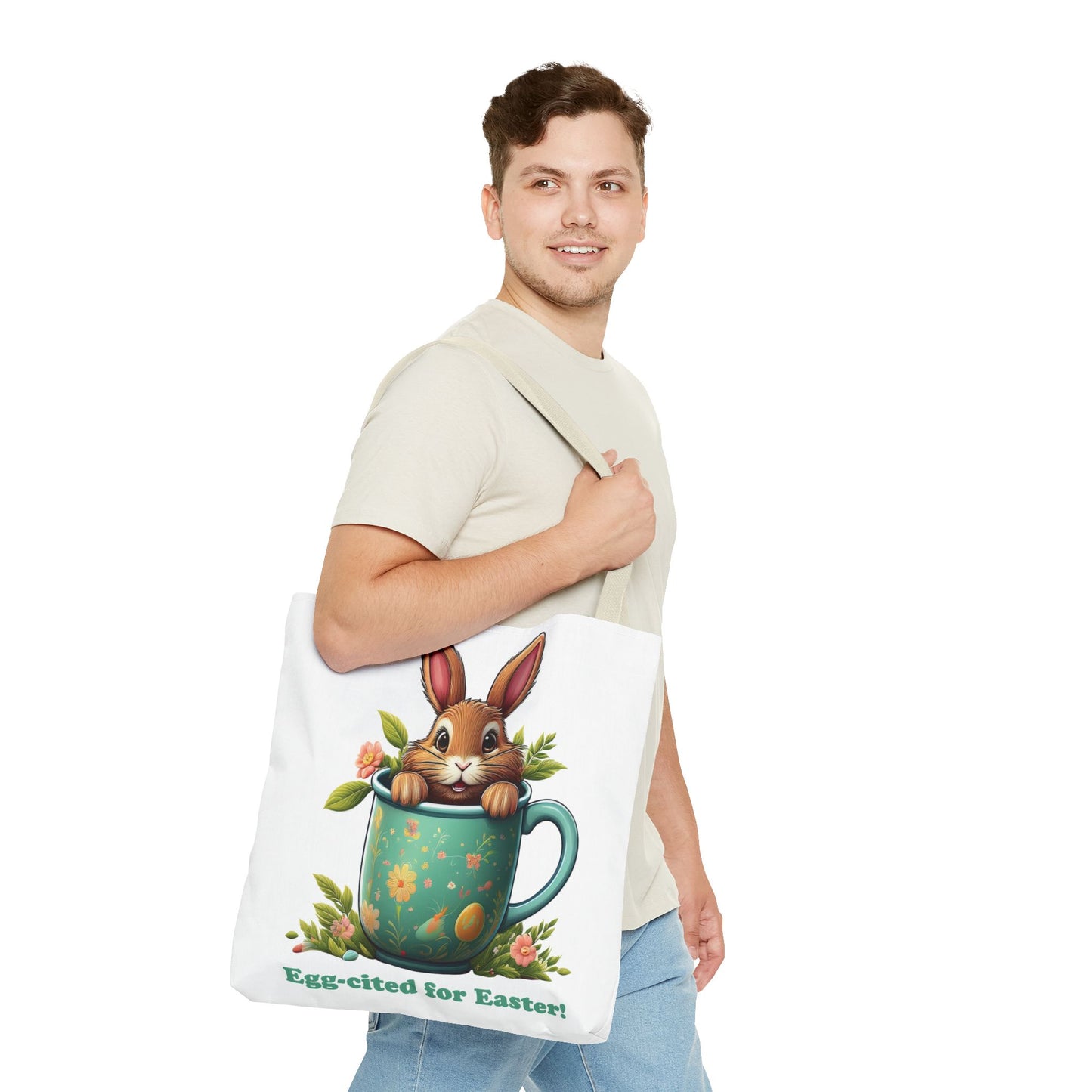 Easter Tote Bag - Egg-cited for Easter!