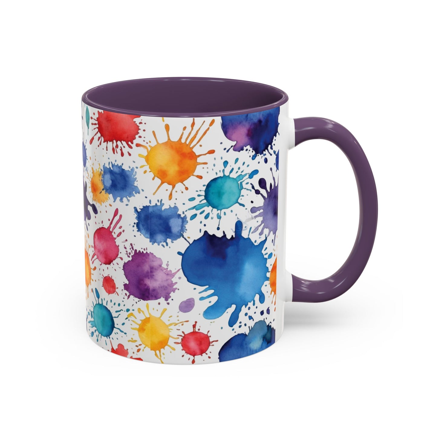 Coffee Mug: Splash Color Explosion Abstract Art Design