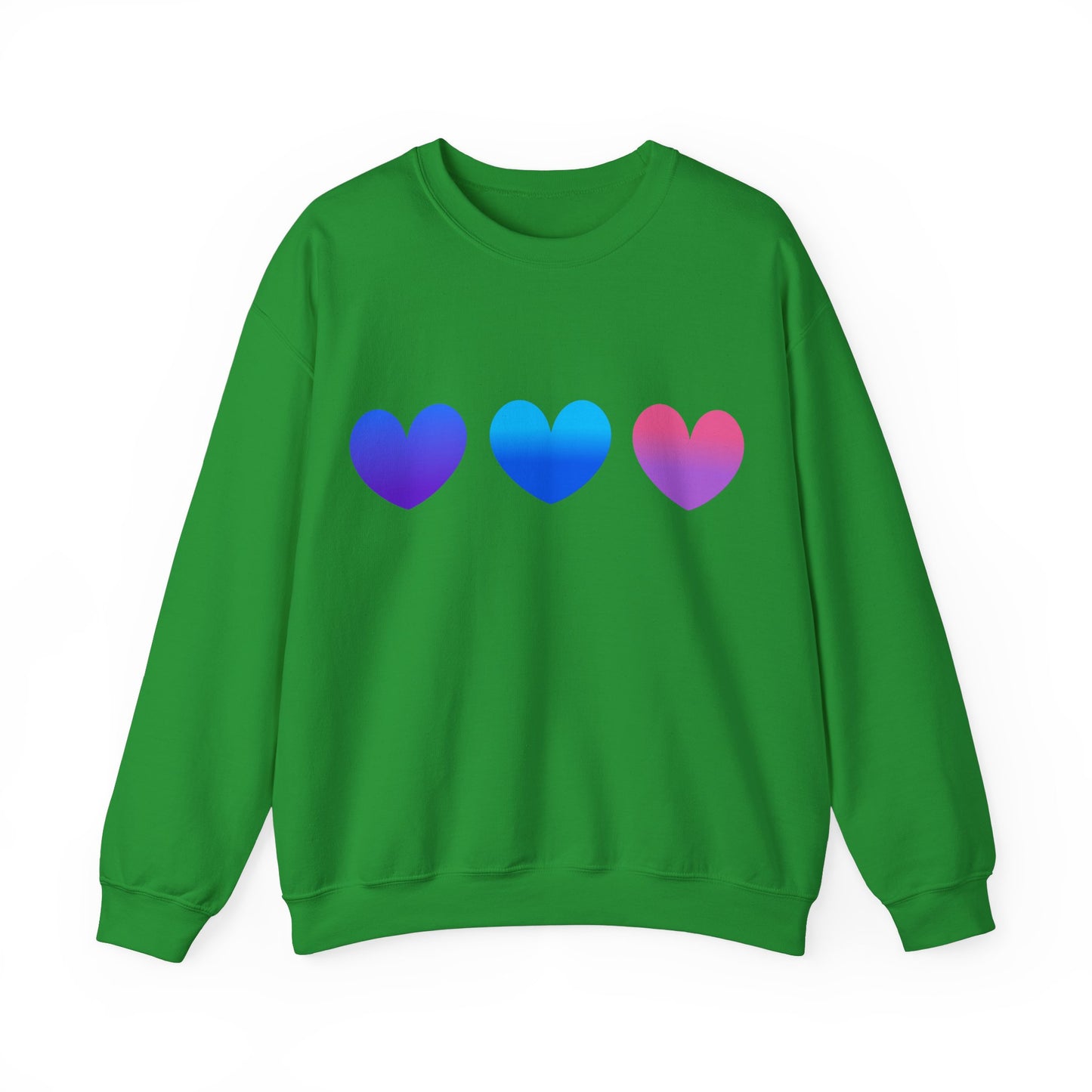 Love Heart Design Unisex Sweatshirt for Valentines Day