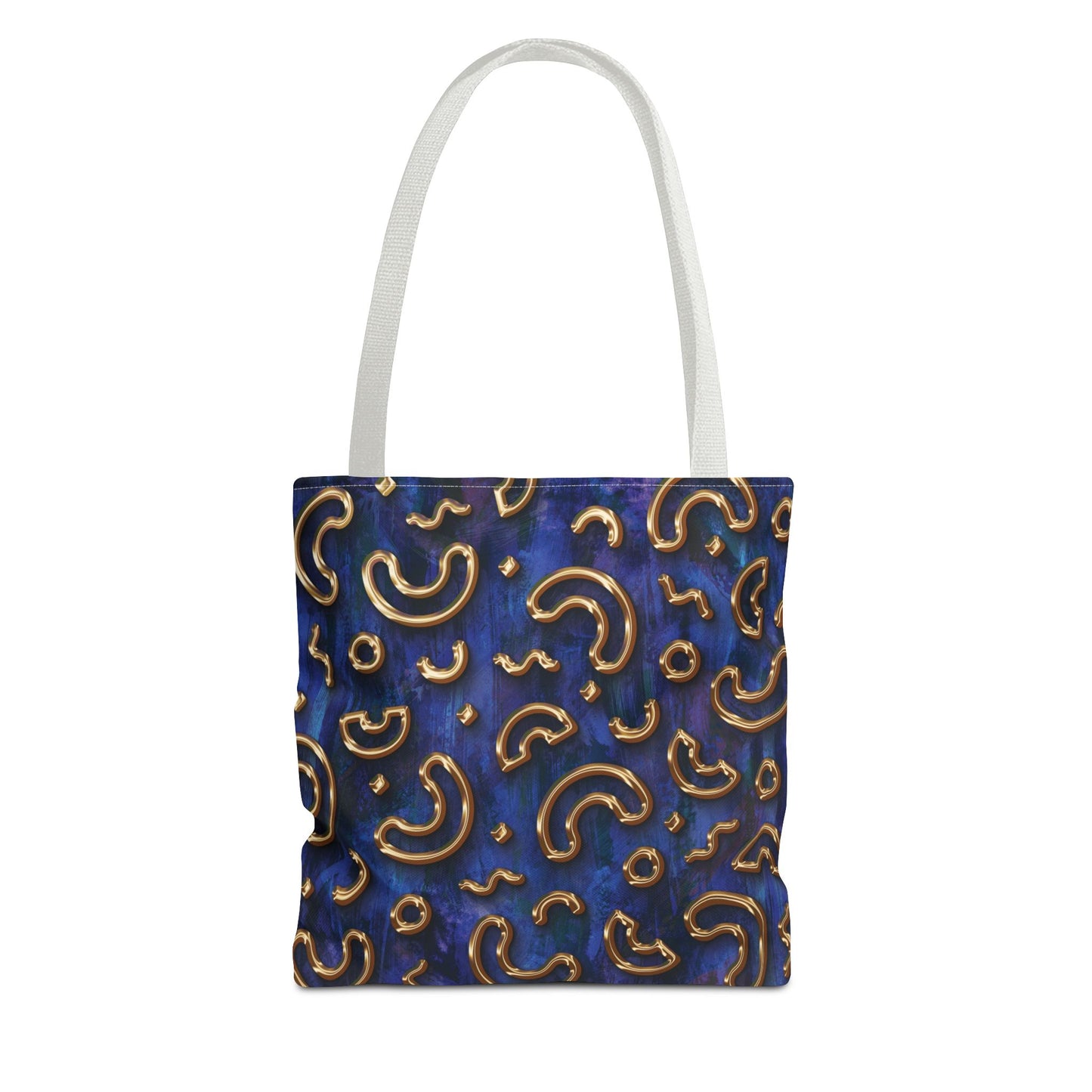 Stylish Patterned Tote Bag - Fun Macaroni Design for Everyday Use