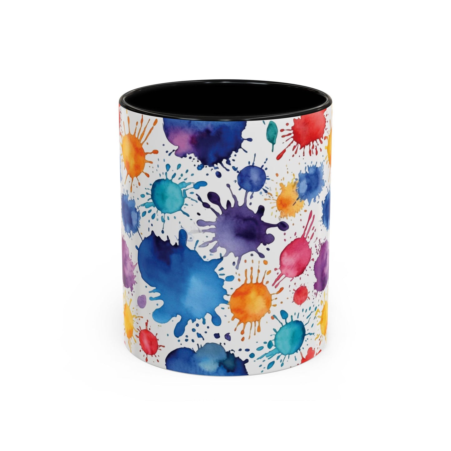 Coffee Mug: Splash Color Explosion Abstract Art Design