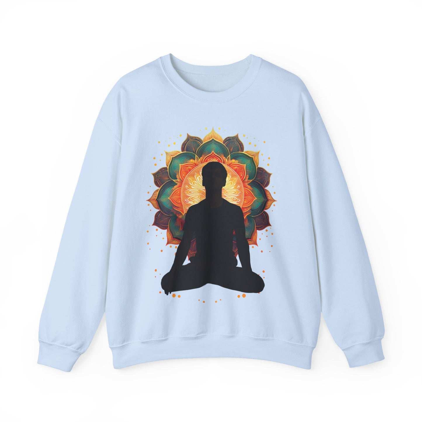 Zen Buddha Sweatshirt - Relaxation Gift, Meditation Apparel, Cozy Layer, Yoga Shirt, Spiritual Fashion, Mindfulness Outfit
