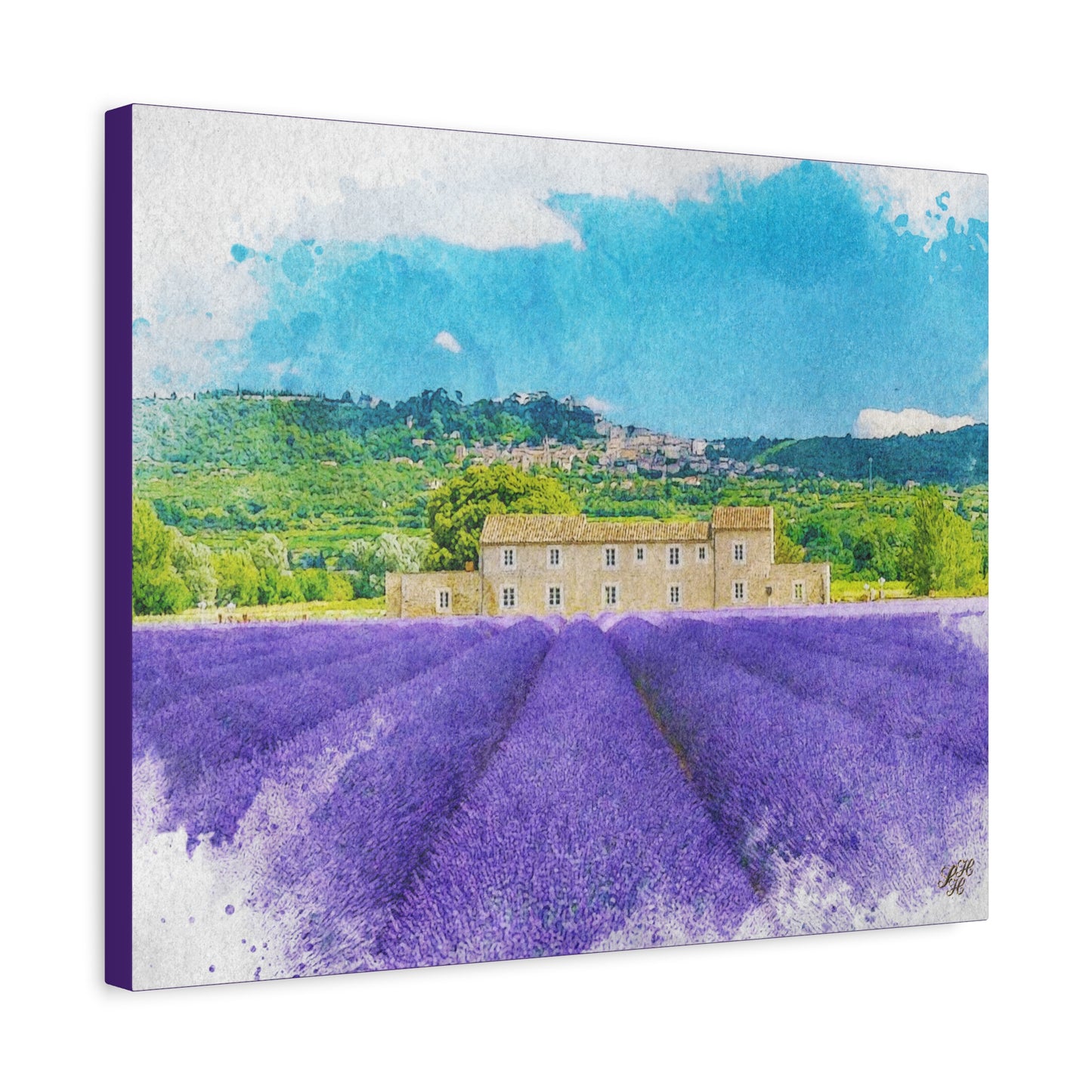 Lavender Fields Canvas Print - Serene Botanical Wall Art